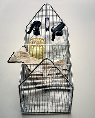 METALLIC ORGANIZER BASKET