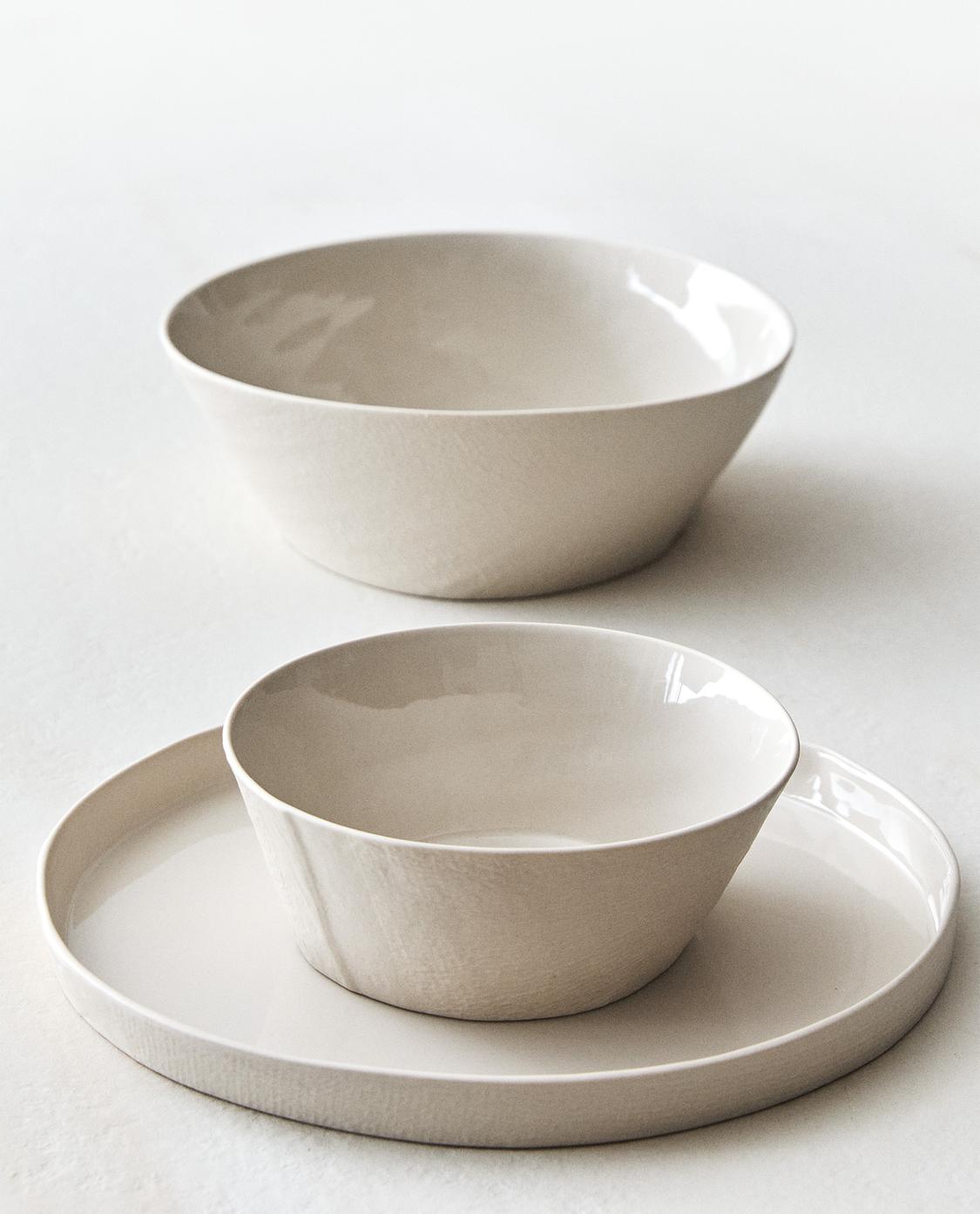 Stoneware Zara Dinner Set SET OF STONEWARE SERVING