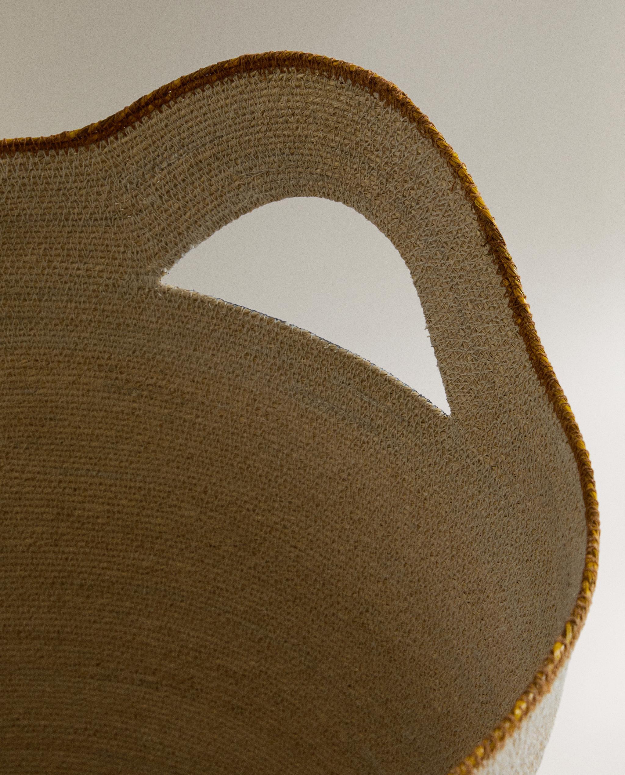SEAGRASS BASKET WITH PIPING product thumbnail 6
