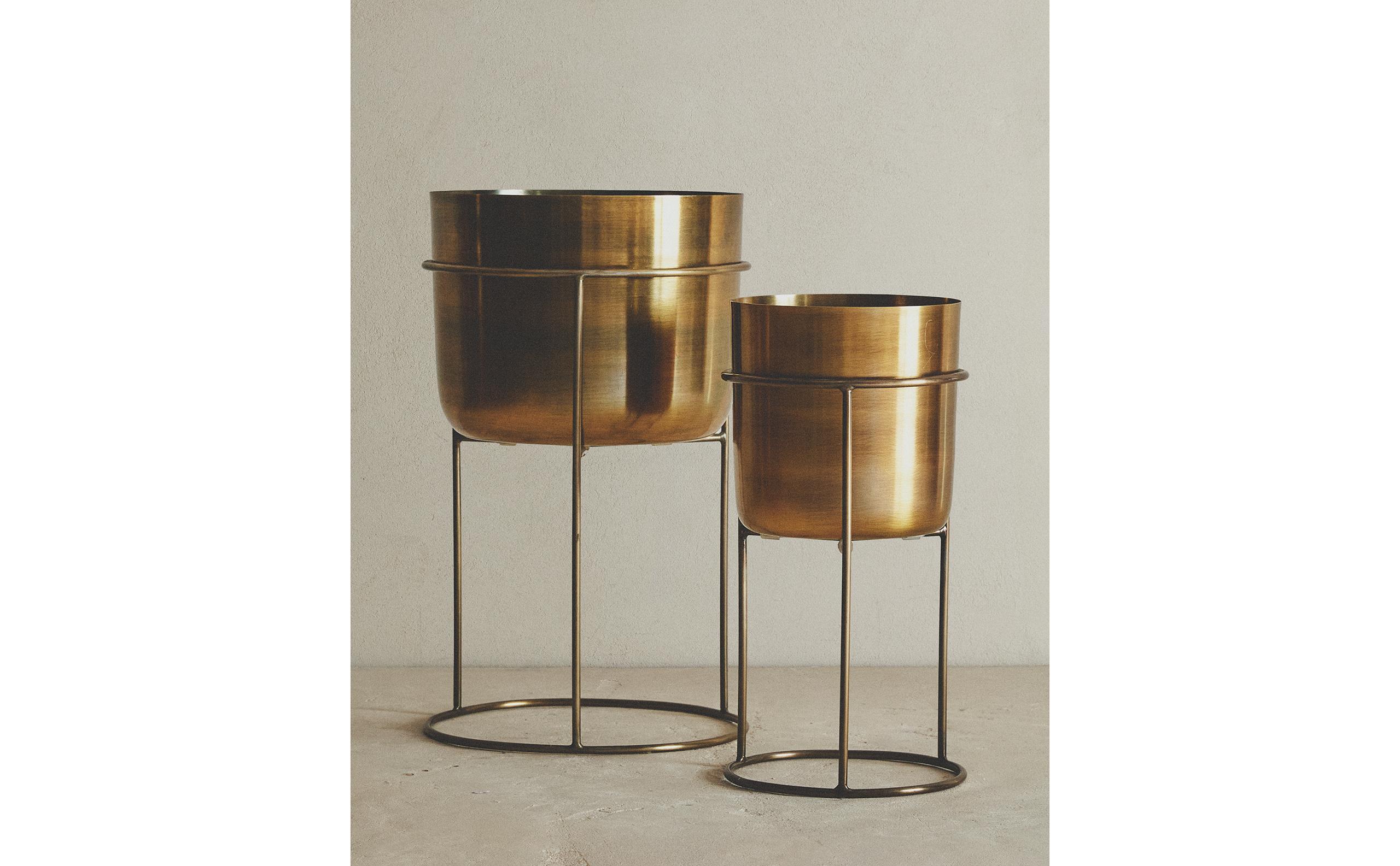 ゴールド プランター | Zara Home 日本/Japan