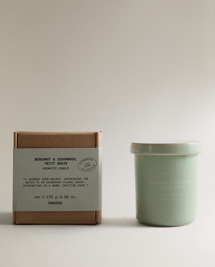 (170 G) VELA AROMÁTICA BERGAMOT & CEDARWOOD