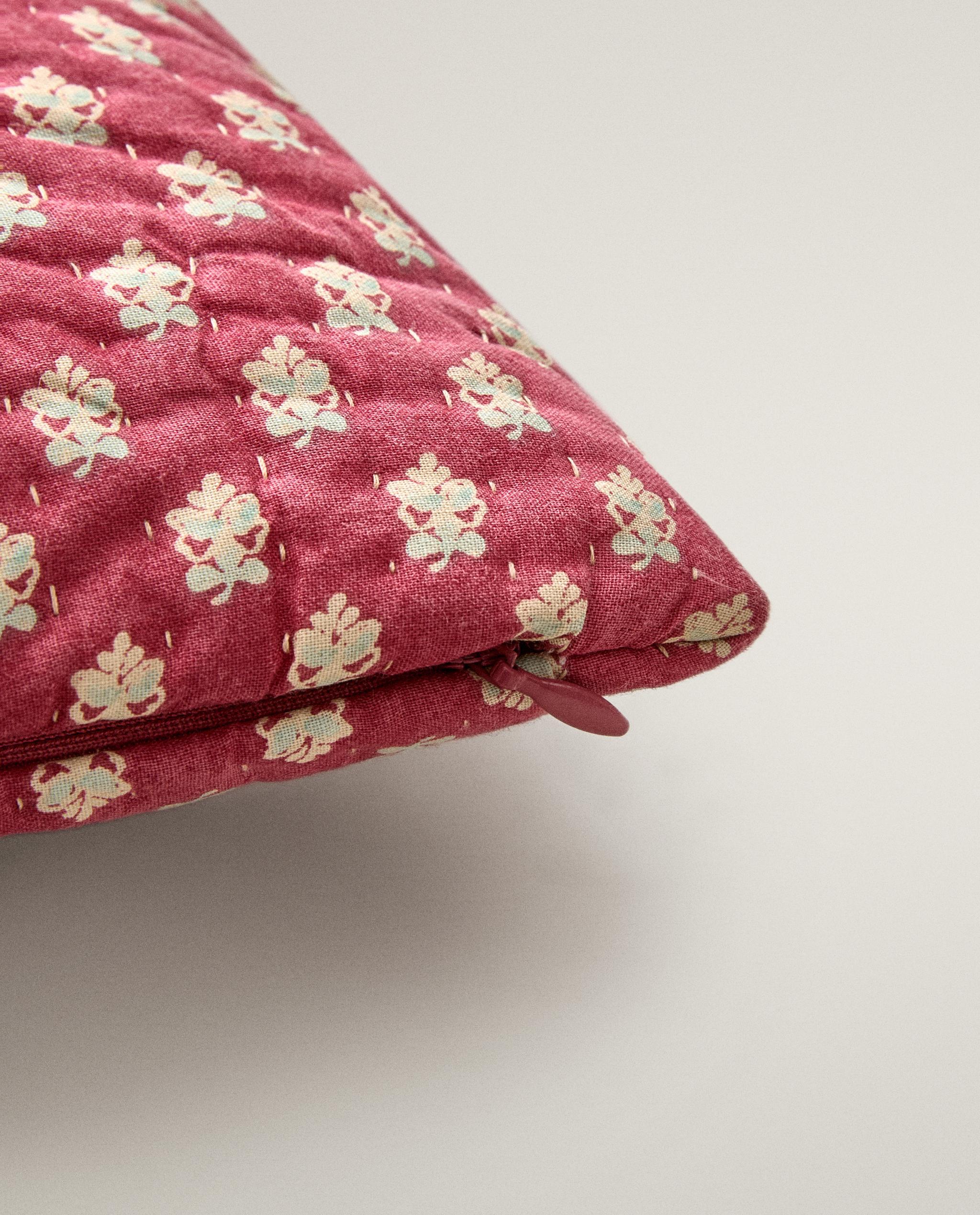 FLORAL COTTON CUSHION COVER | KATHARINE POLE product thumbnail 7