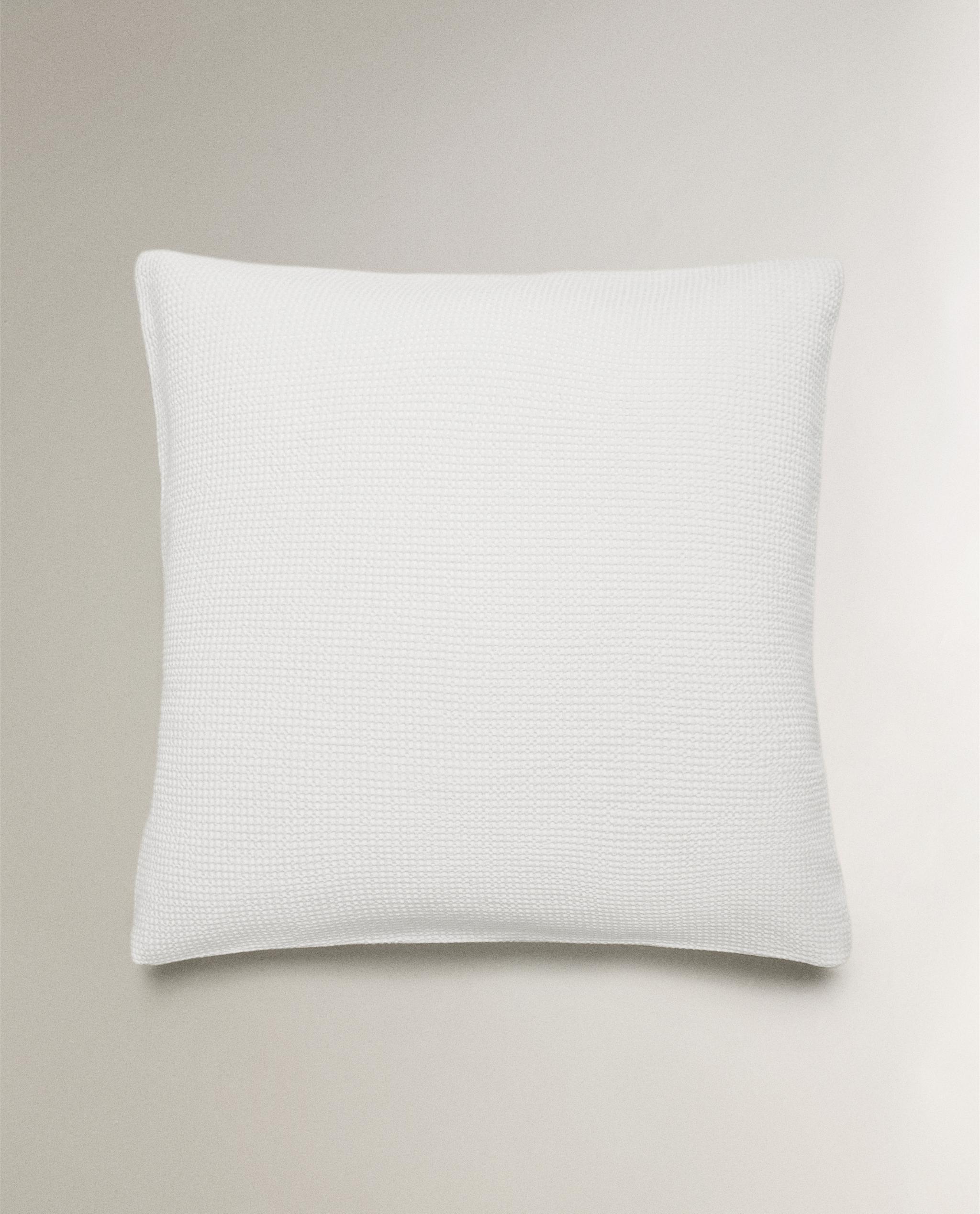 MINI WAFFLE-KNIT COTTON PILLOWCASE product thumbnail 6