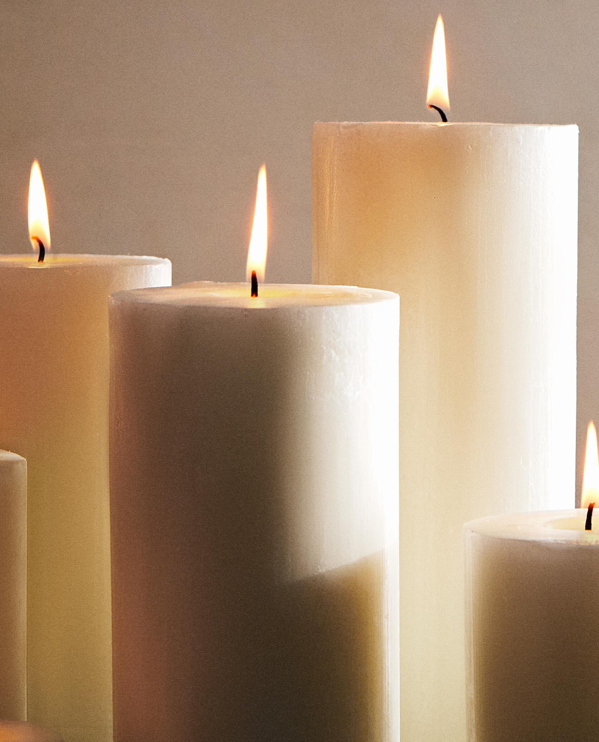 LONG DECORATIVE CYLINDRICAL CANDLE product thumbnail 20