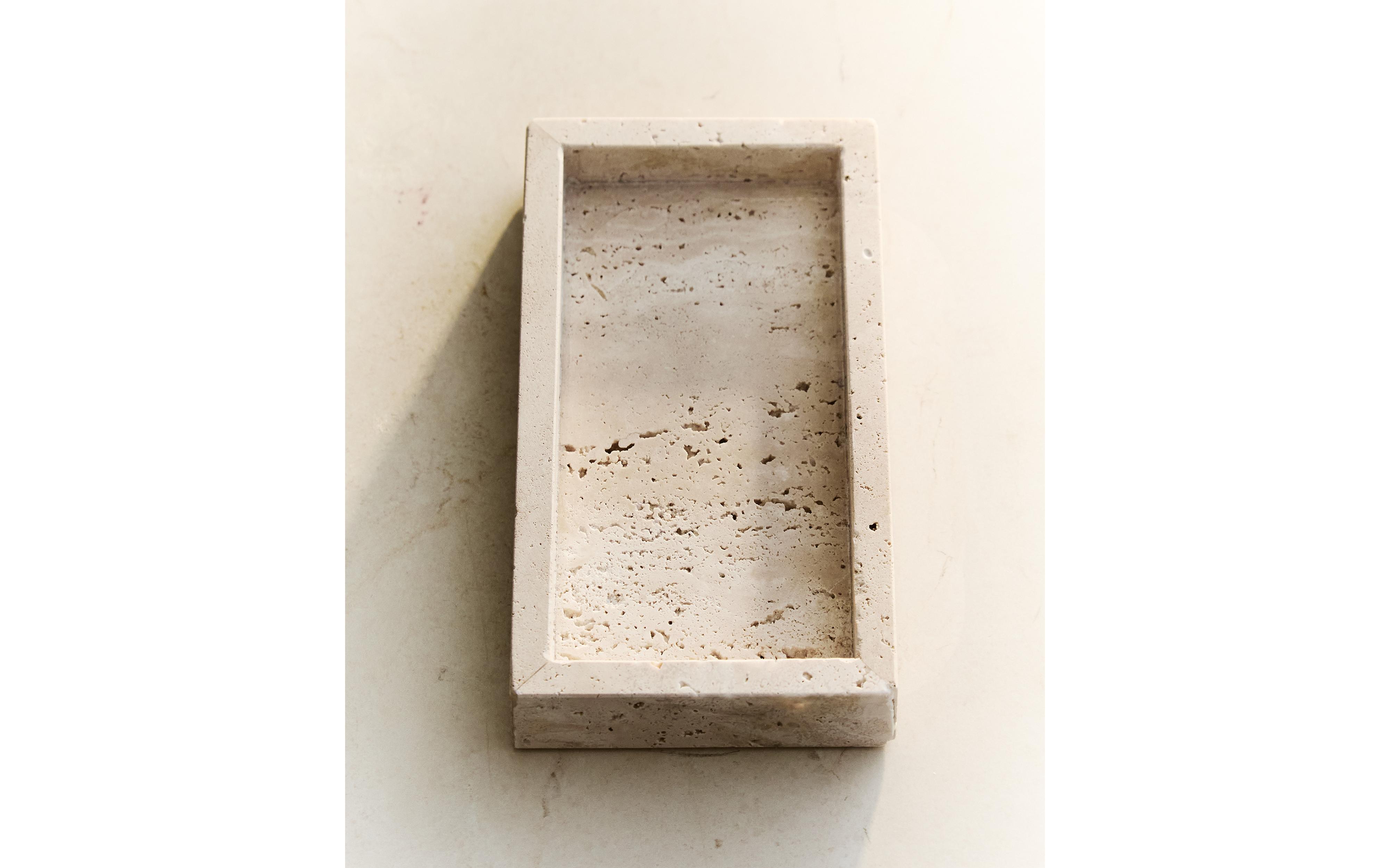 BEIGE MARBLE BATHROOM SOAP DISH product thumbnail 9