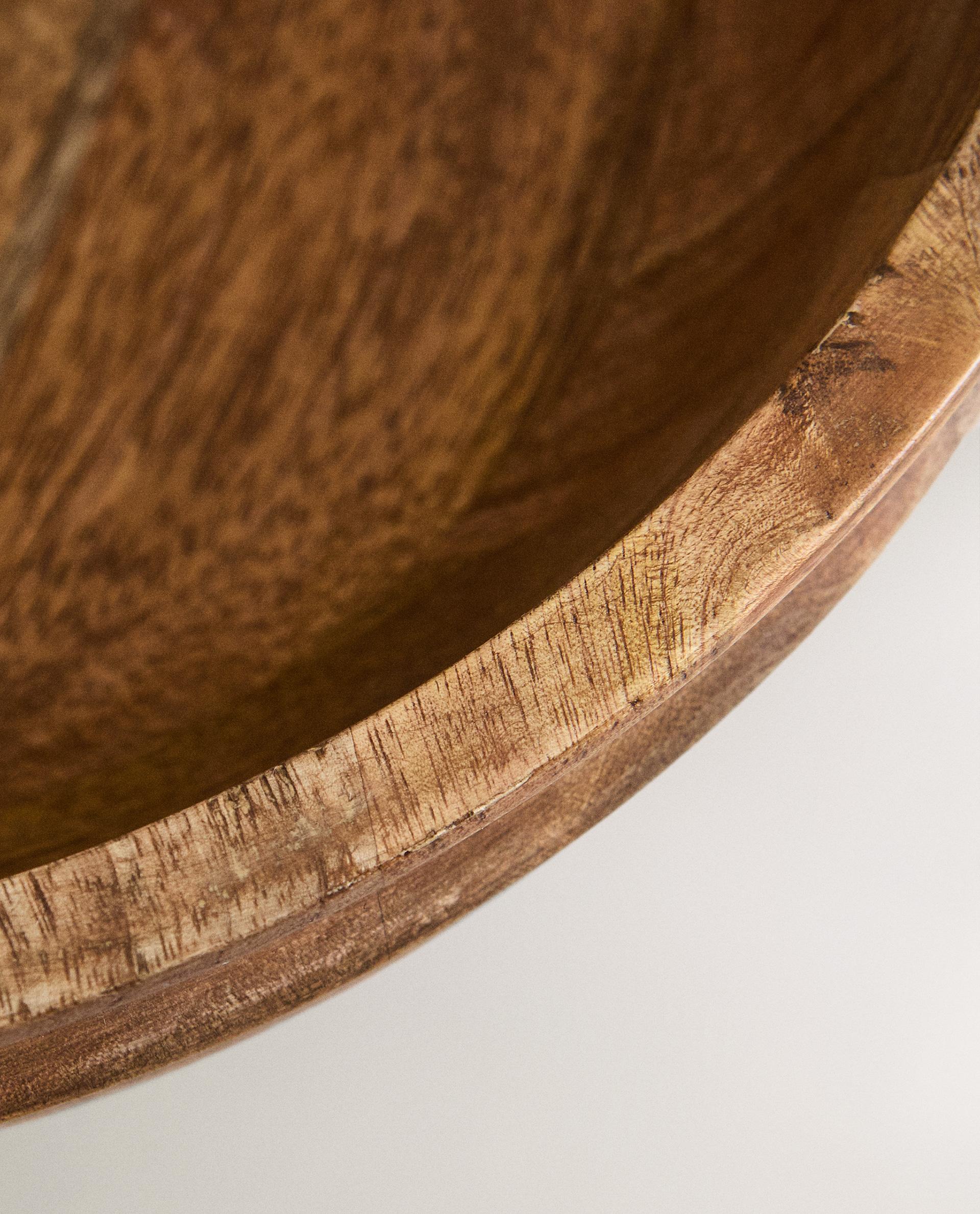 MANGO WOOD SALAD BOWL product thumbnail 6