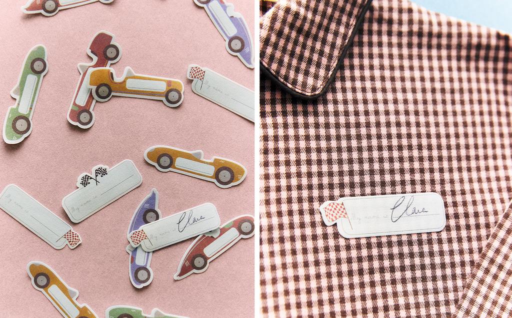 NOTAS TERMOADESIVAS INFANTIS DE CORRIDA (30 UNIDADES)