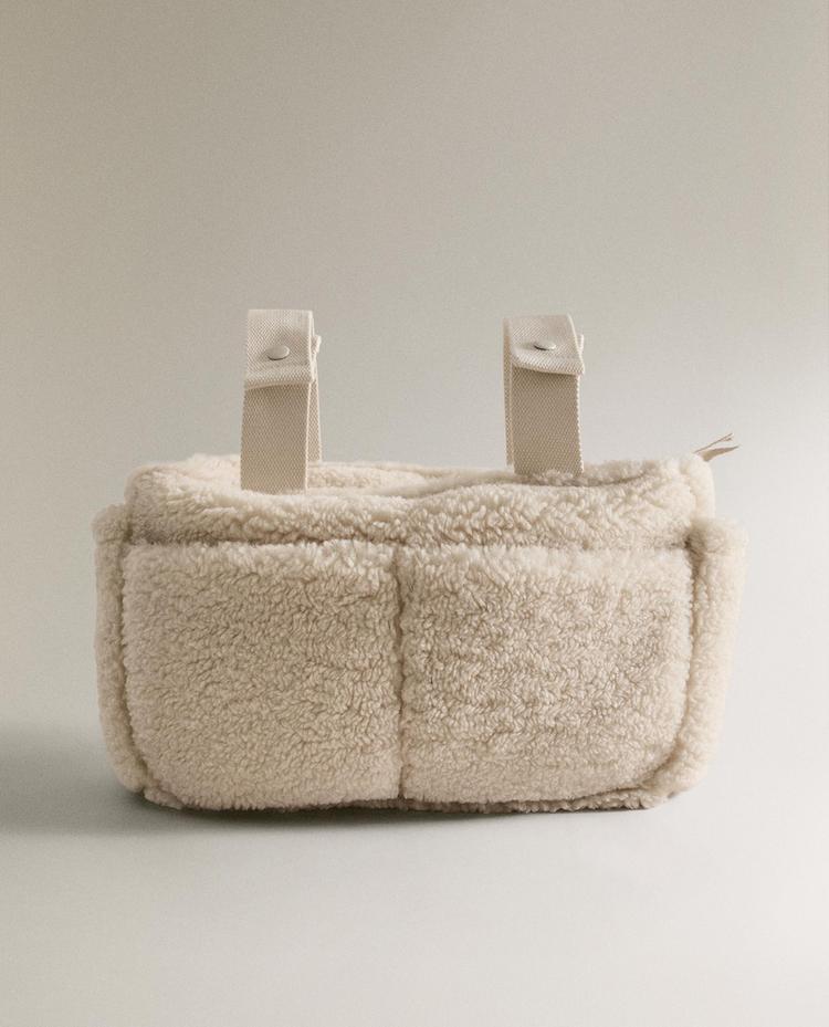 FAUX SHEARLING MATERNITY PUSHCHAIR BAG FAUX SHEARLING MATERNITY PUSHCHAIR BAG