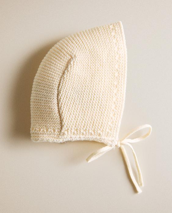 KNIT BABY BONNET KNIT BABY BONNET