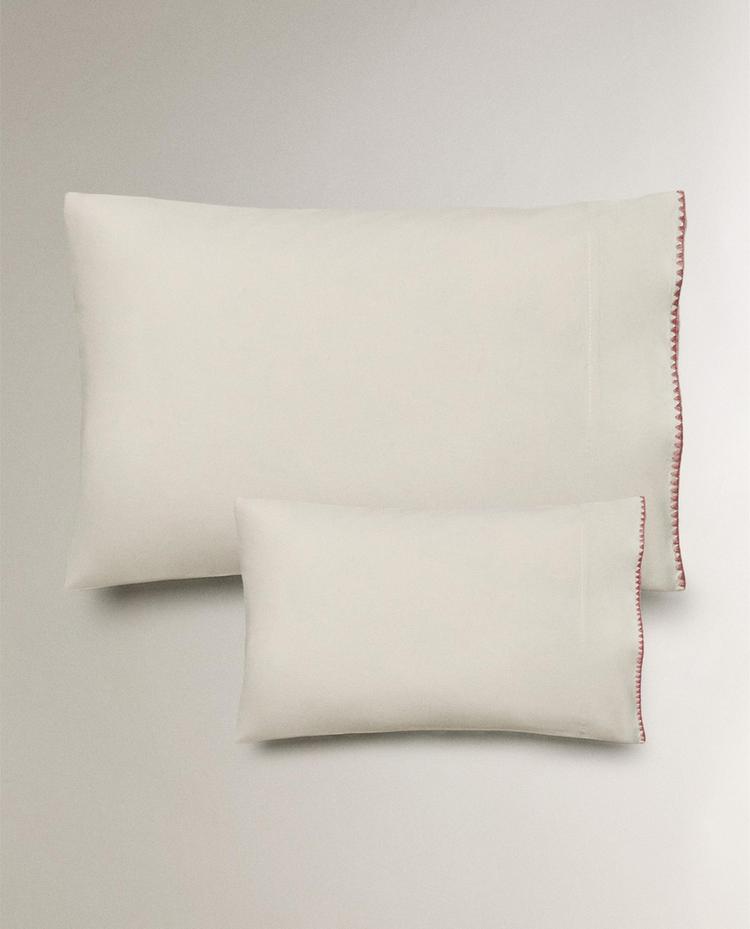 KËLLËF JASTËKU PAMBUK ME QËNDISJE FËMIJËSH