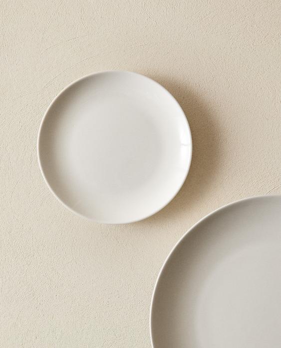 طبق جانبي من خزف رماد العظام