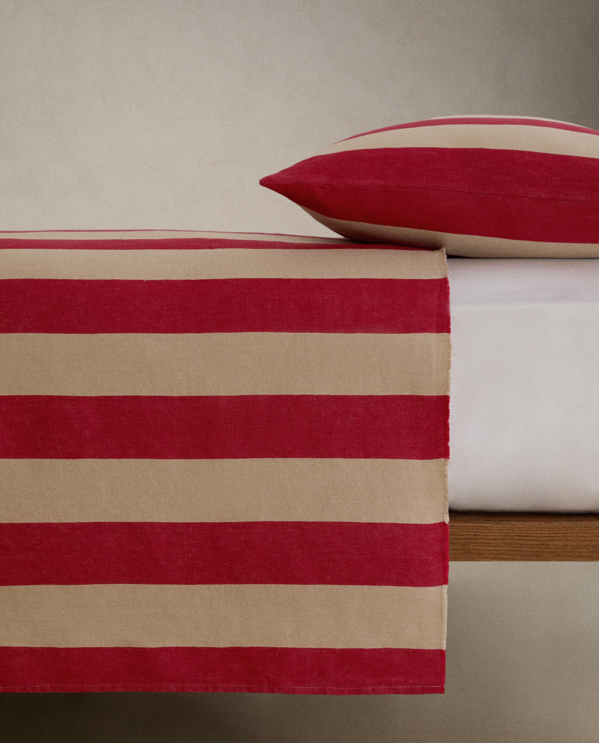 STRIPED LINEN BEDSPREAD | KATHARINE POLE product thumbnail 7