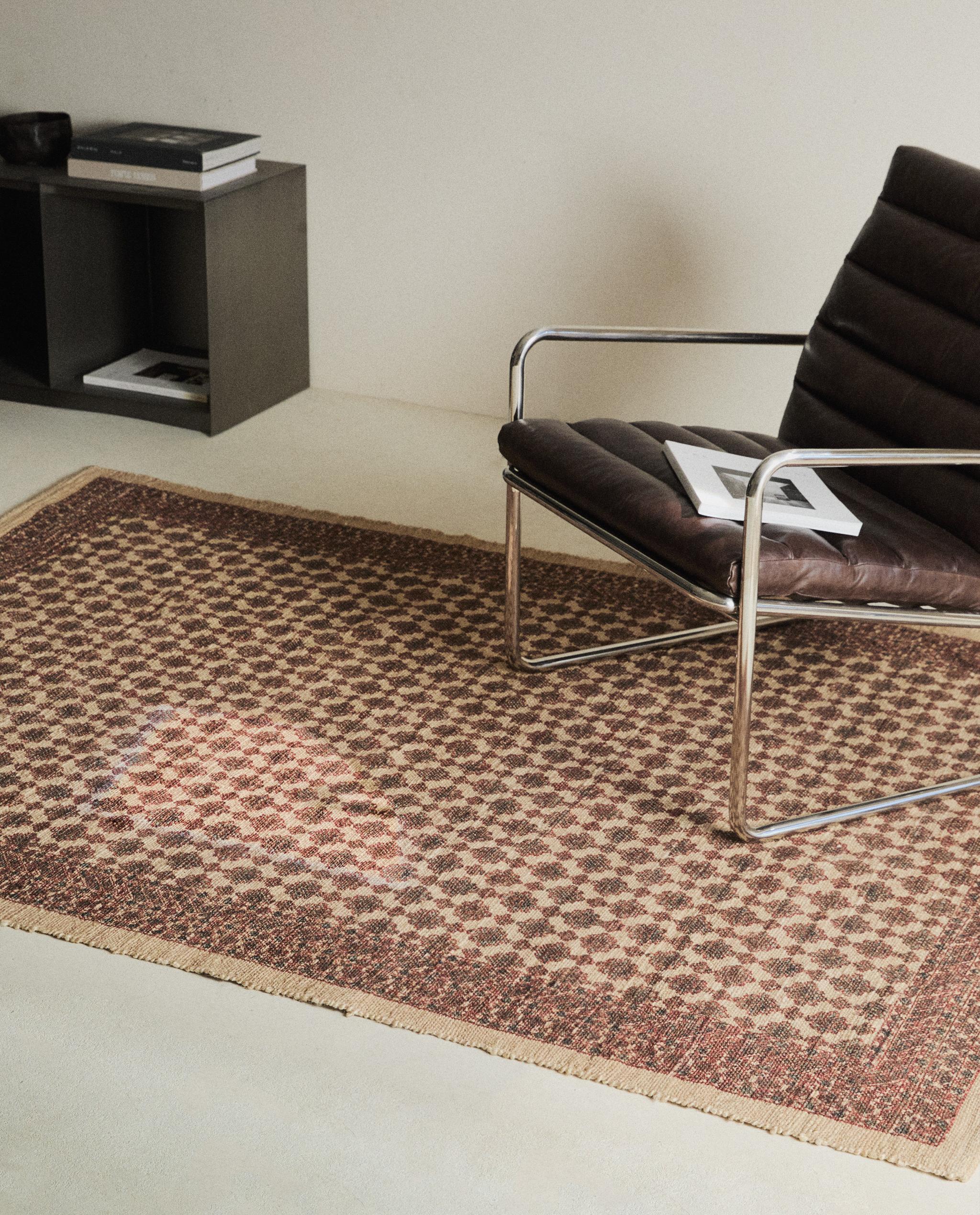 PRINTED JUTE RUG