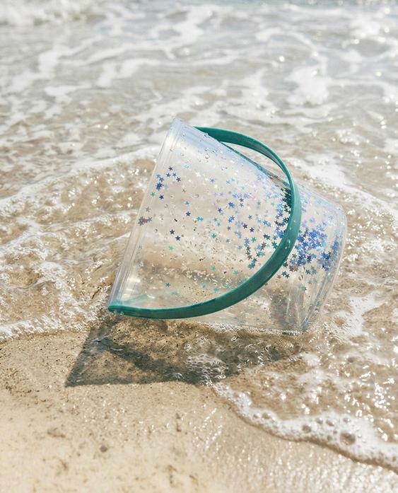 KIDS’ GLITTERY BEACH BUCKET TOY