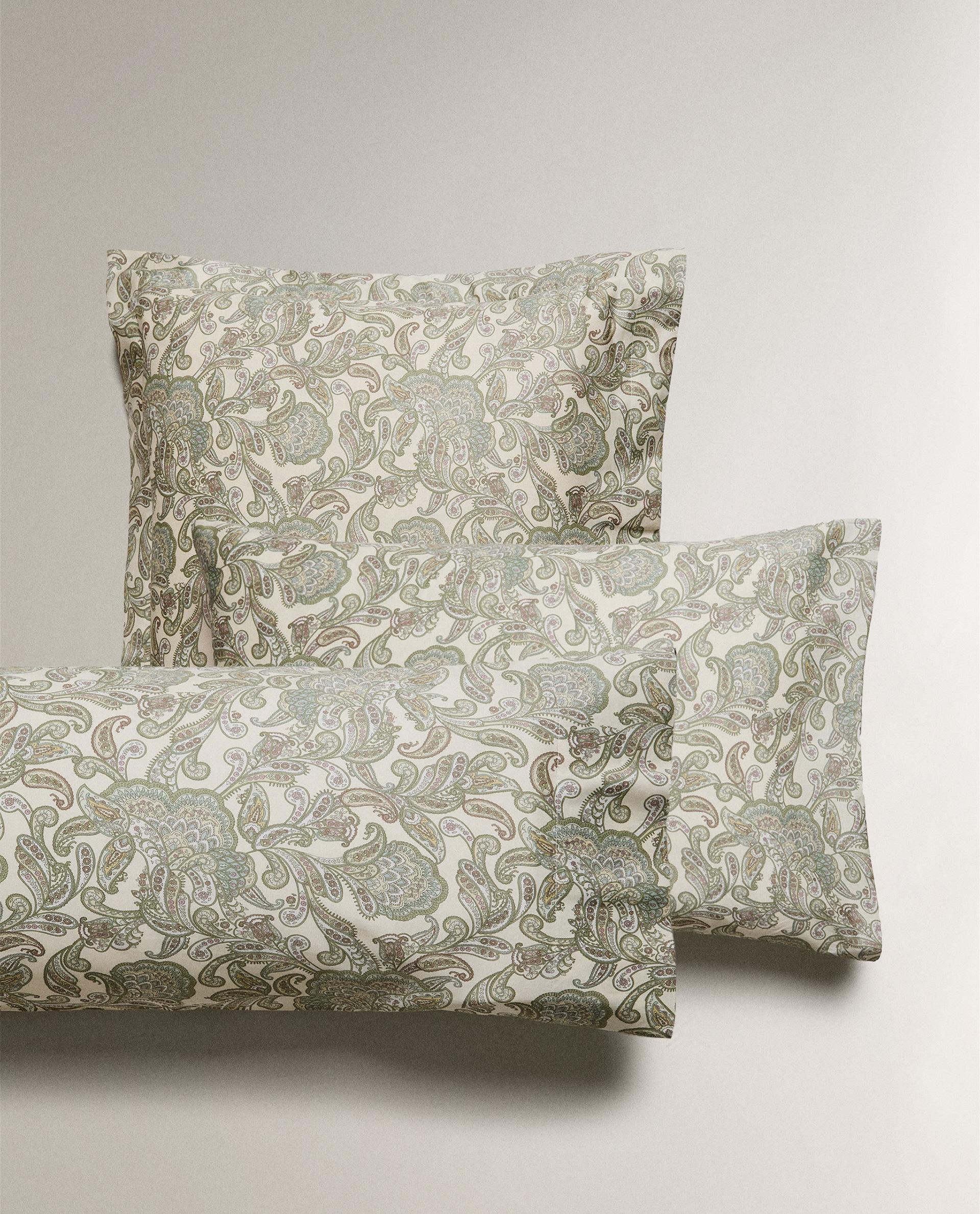 PAISLEY SATEEN PILLOWCASE