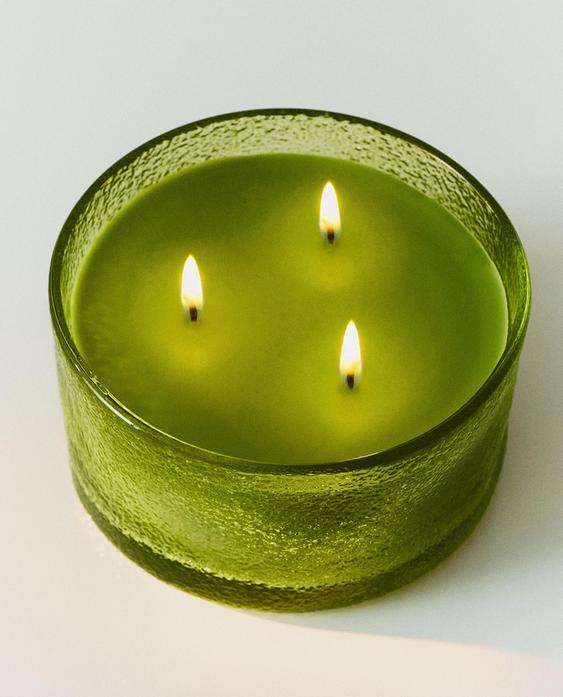 (500 G) LIME & PEPPERMINT SCENTED CANDLE