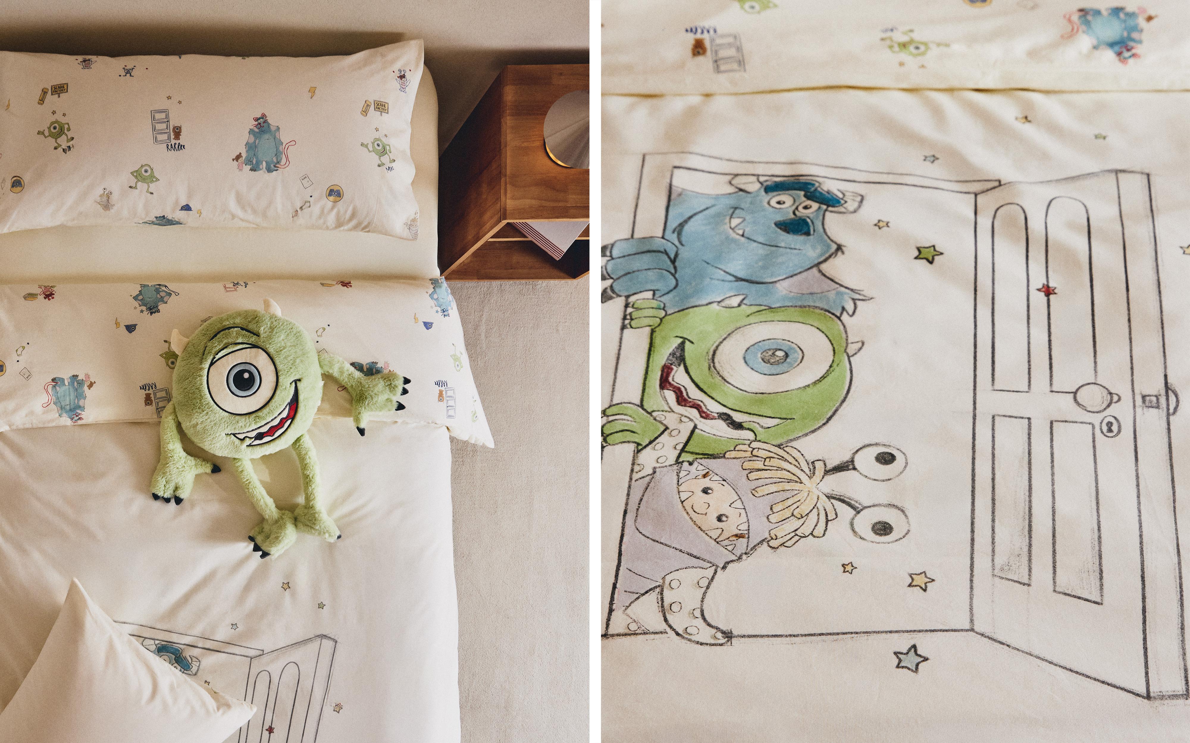 KIDS’ MONSTERS, INC. ©DISNEY/PIXAR BED LINEN AND BLANKET