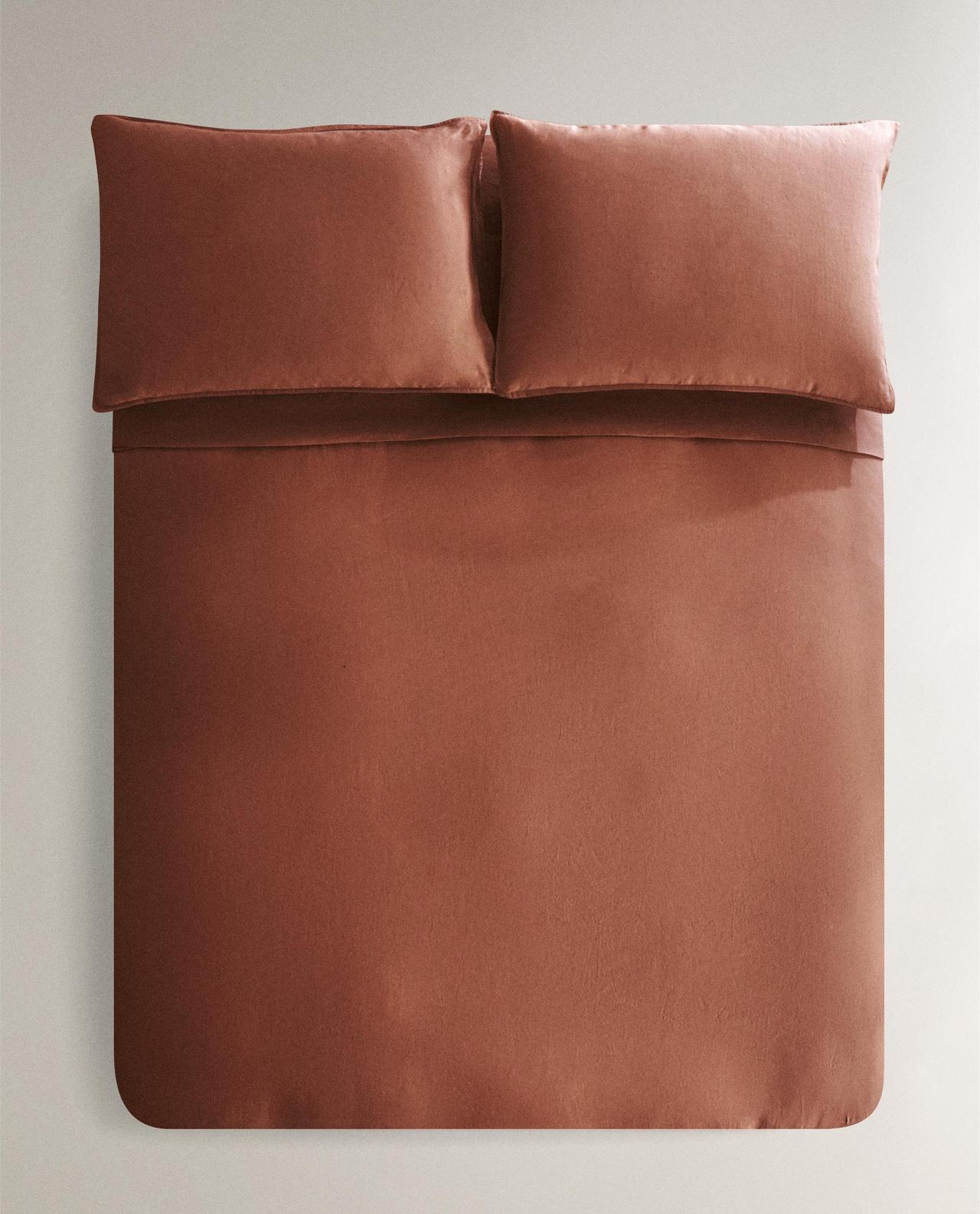 CAPA DE EDREDOM DE LINHO LAVADO (140 GXM²) - Ver tudo - QUARTO - ROUPA DE CAMA | Zara Home Brasil | Zara Home Brasil