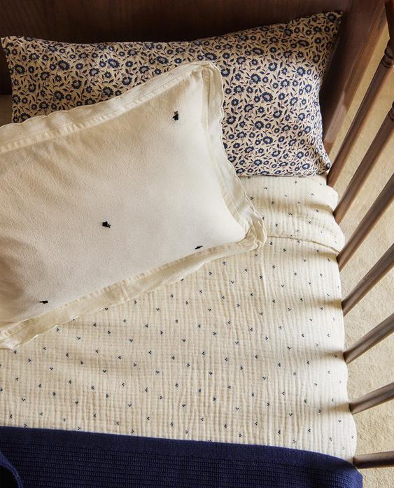 KIDS' DOTTED COTTON DUVET COVER