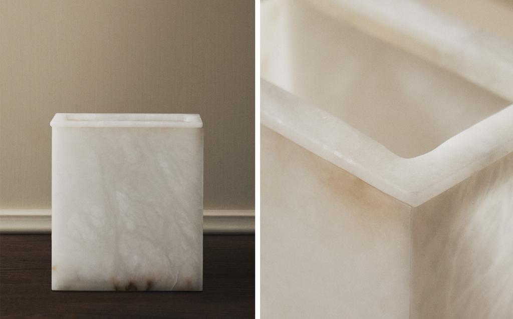 ALABASTER BATHROOM BIN