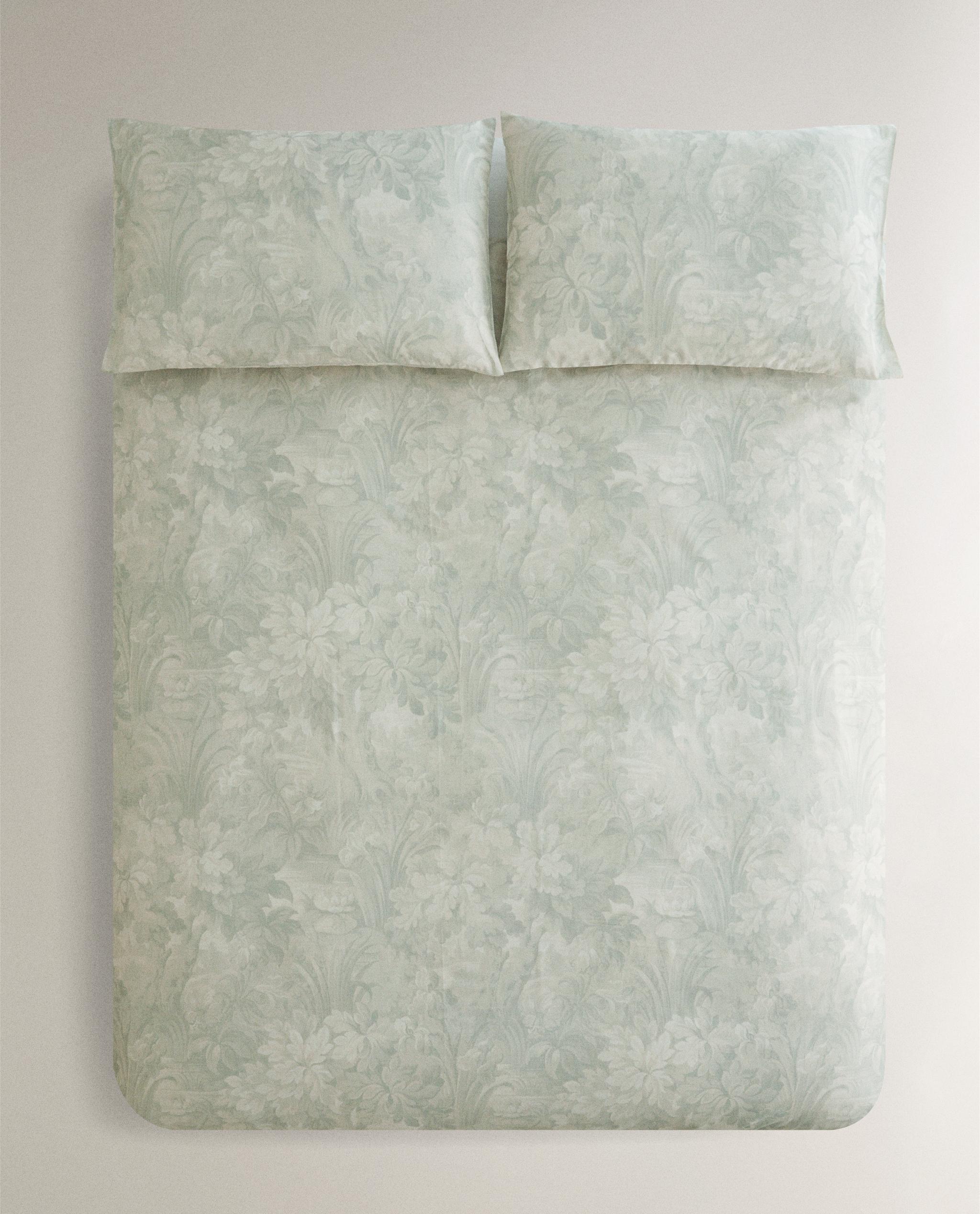 DUVET COVER WITH FLORAL AND BRANCH PRINT product thumbnail 14