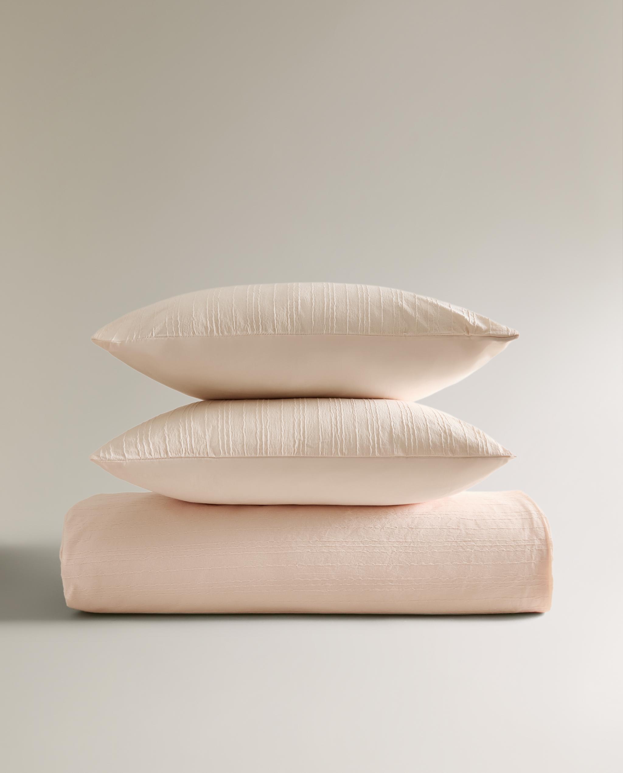 ZARA  布団デュベカバー 枕カバーセット テクスチャー ストライプ デュベカバー | Zara Home 日本/Japan