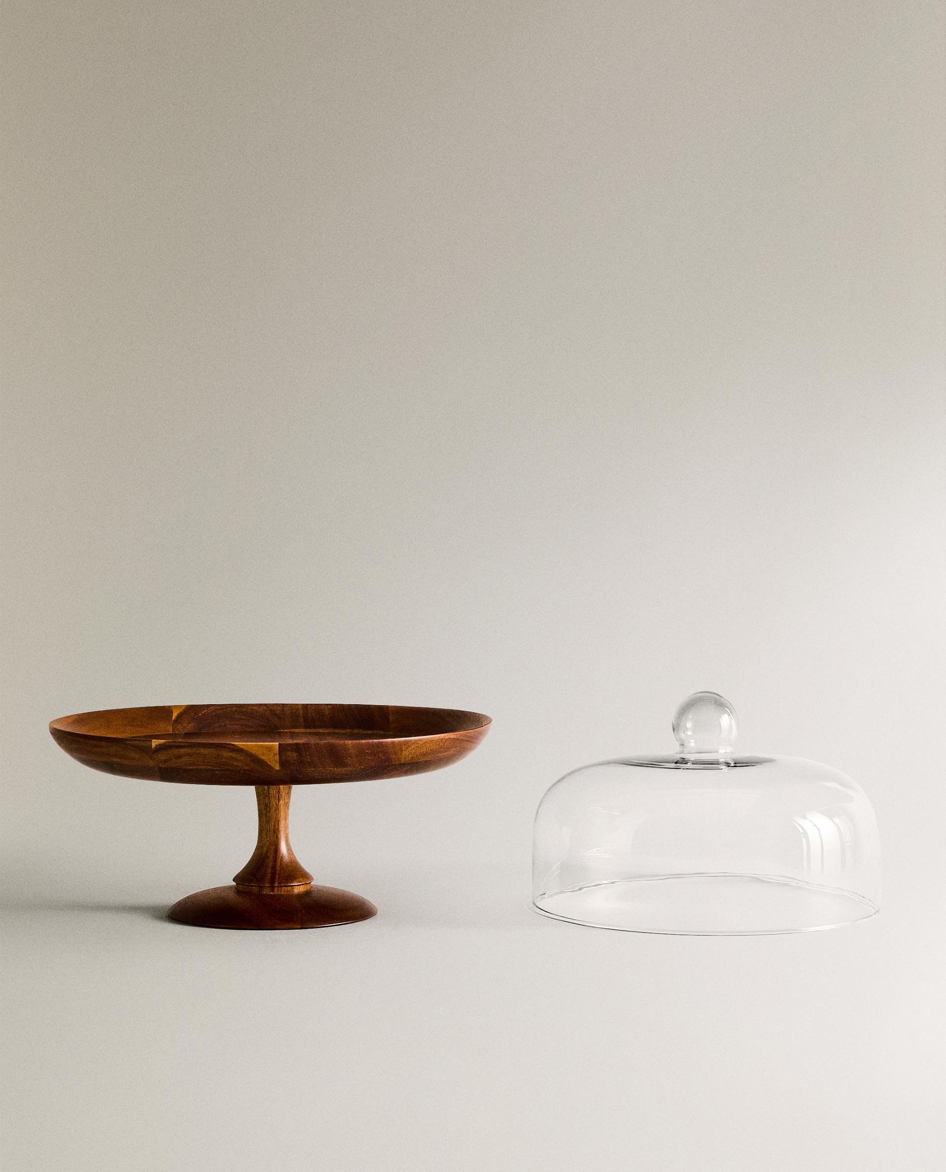 WOODEN CAKE STAND