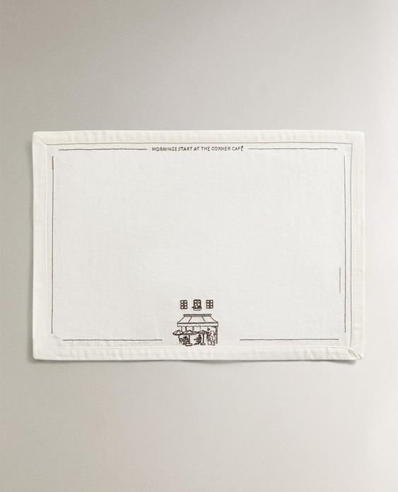 БАВОВНЯНА СЕРВЕТКА ПІД ПОСУД «КАФЕТЕРІЙ»