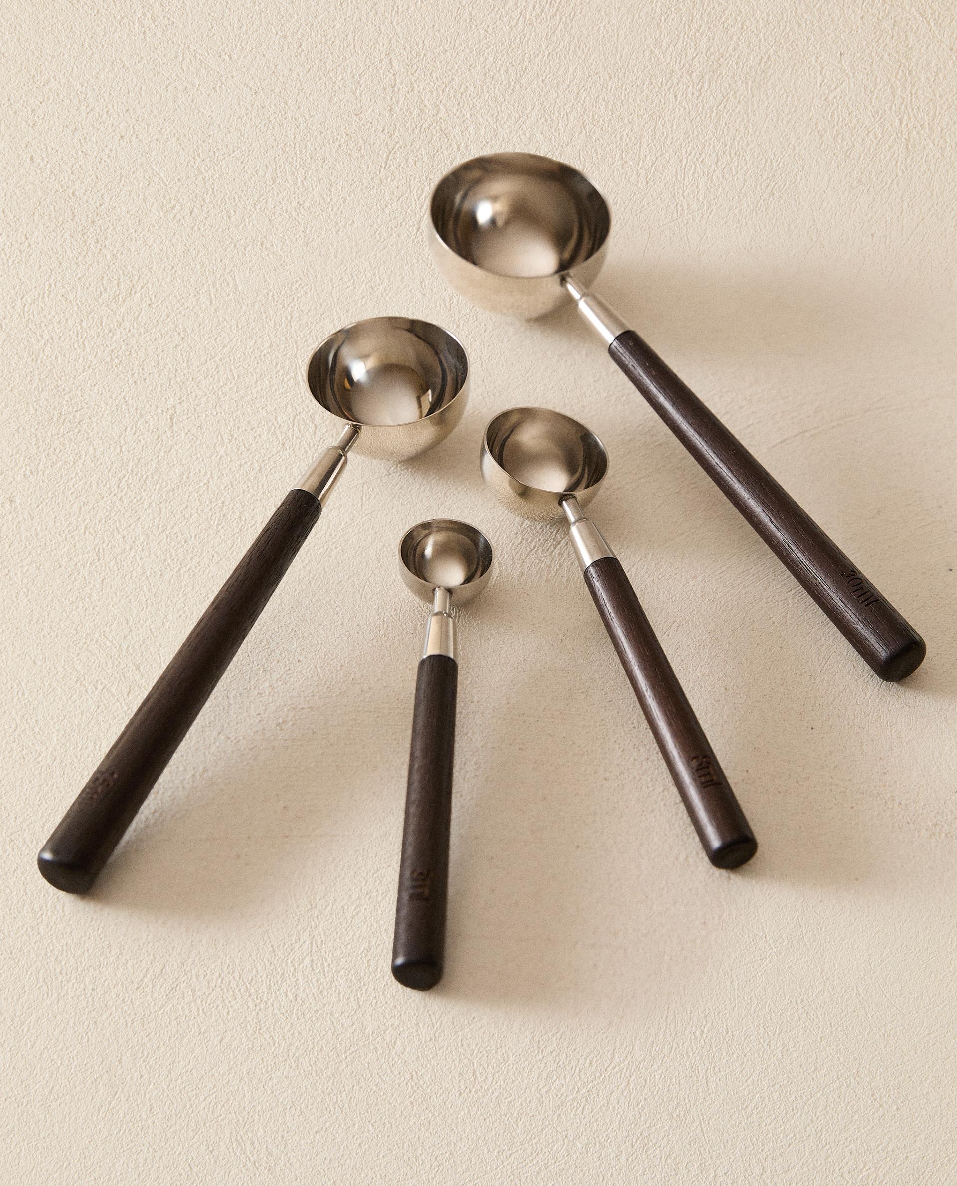 Set Di Mini Cucchiai Dosatori In Acciaio - Ideali Per Spezie, Caffè E Tisane