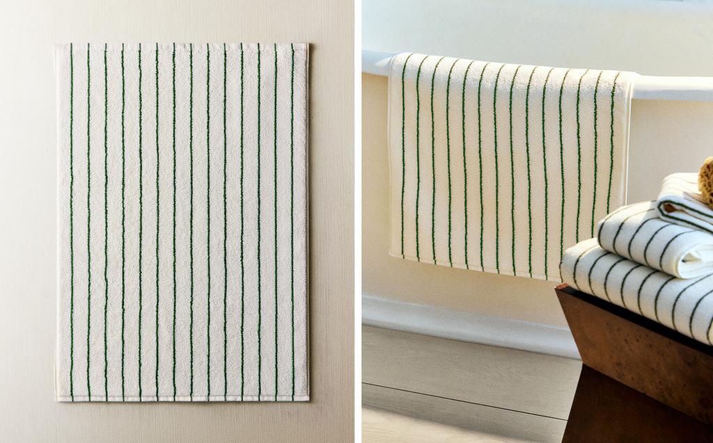 COLOURED STRIPE BATH MAT COLOURED STRIPE BATH MAT