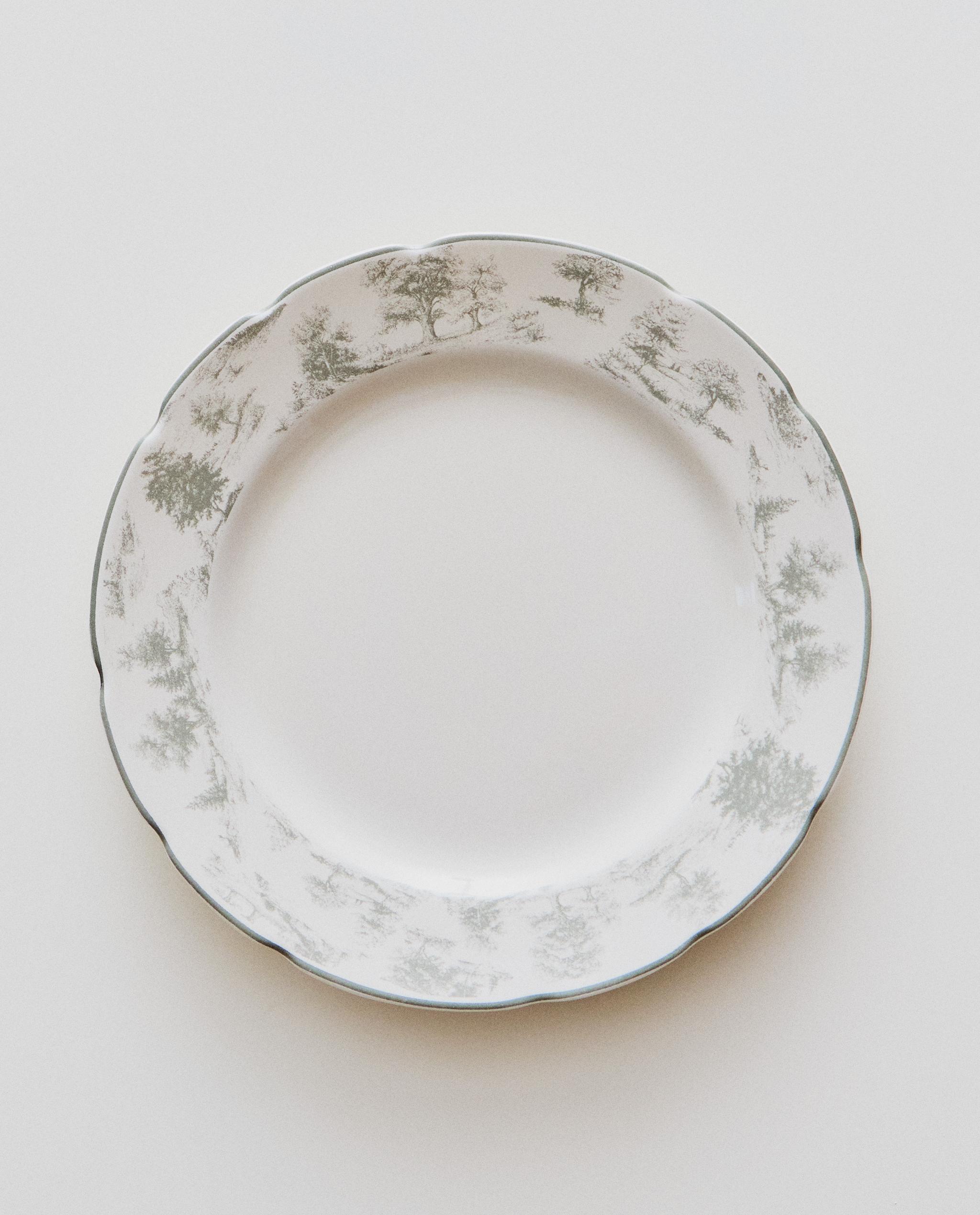 TOILE PORCELAIN DESSERT PLATE product thumbnail 8