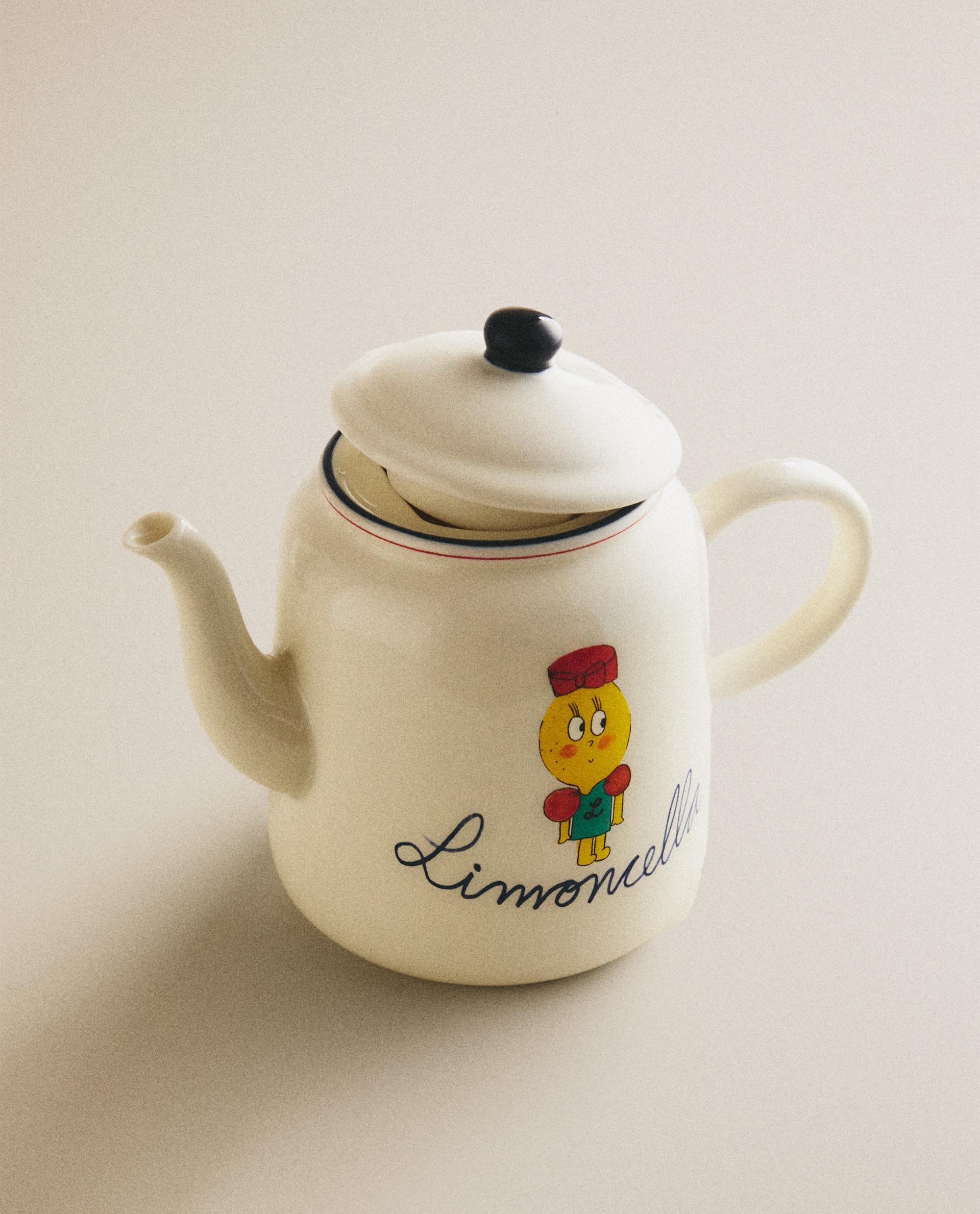 壺　置物 THE ANIMALS OBSERVATORY 聯乘系列陶瓷茶壺| Zara Home Hong Kong Sar