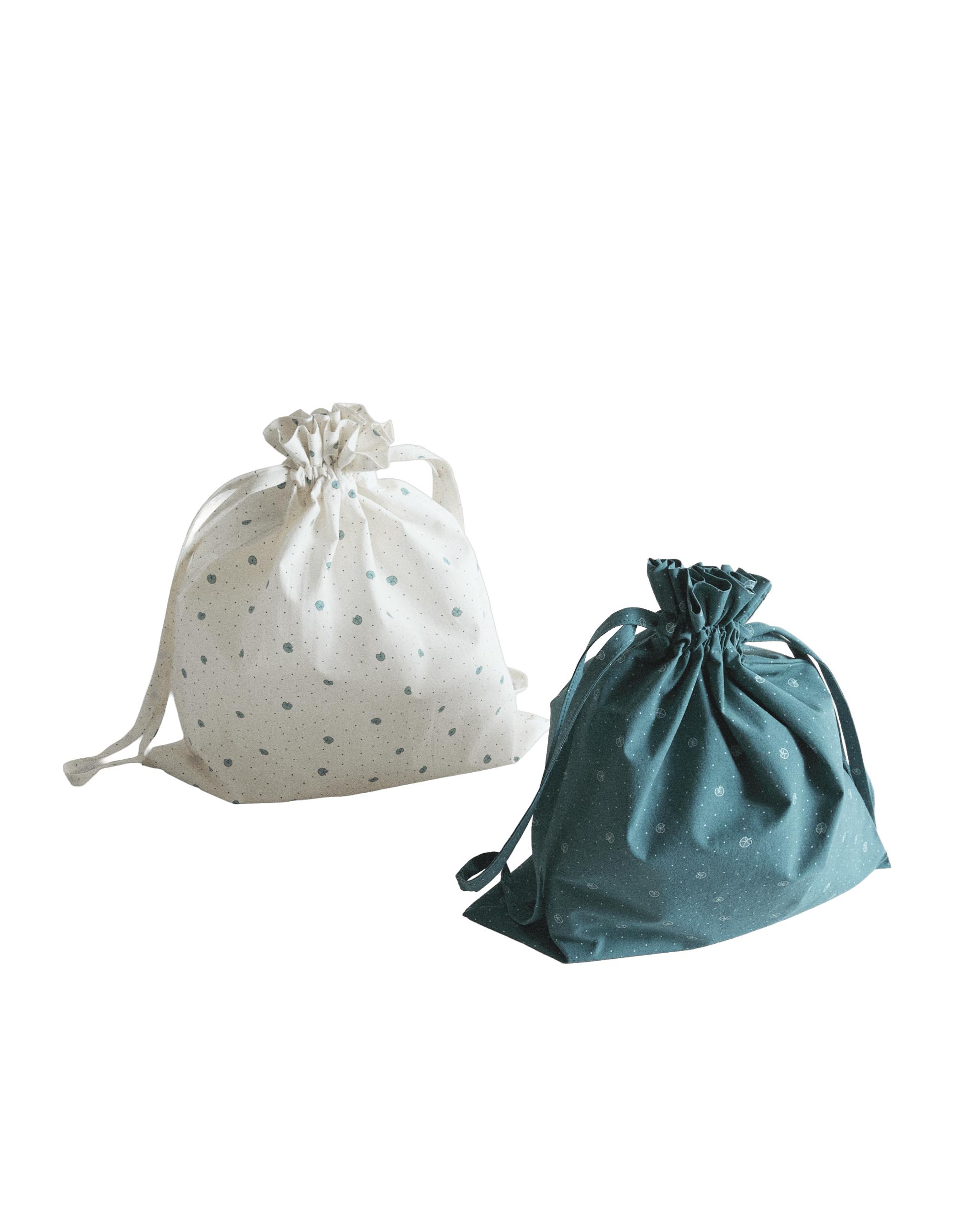 KIDS' LEAF PRINT COTTON LAUNDRY BAG product thumbnail 5
