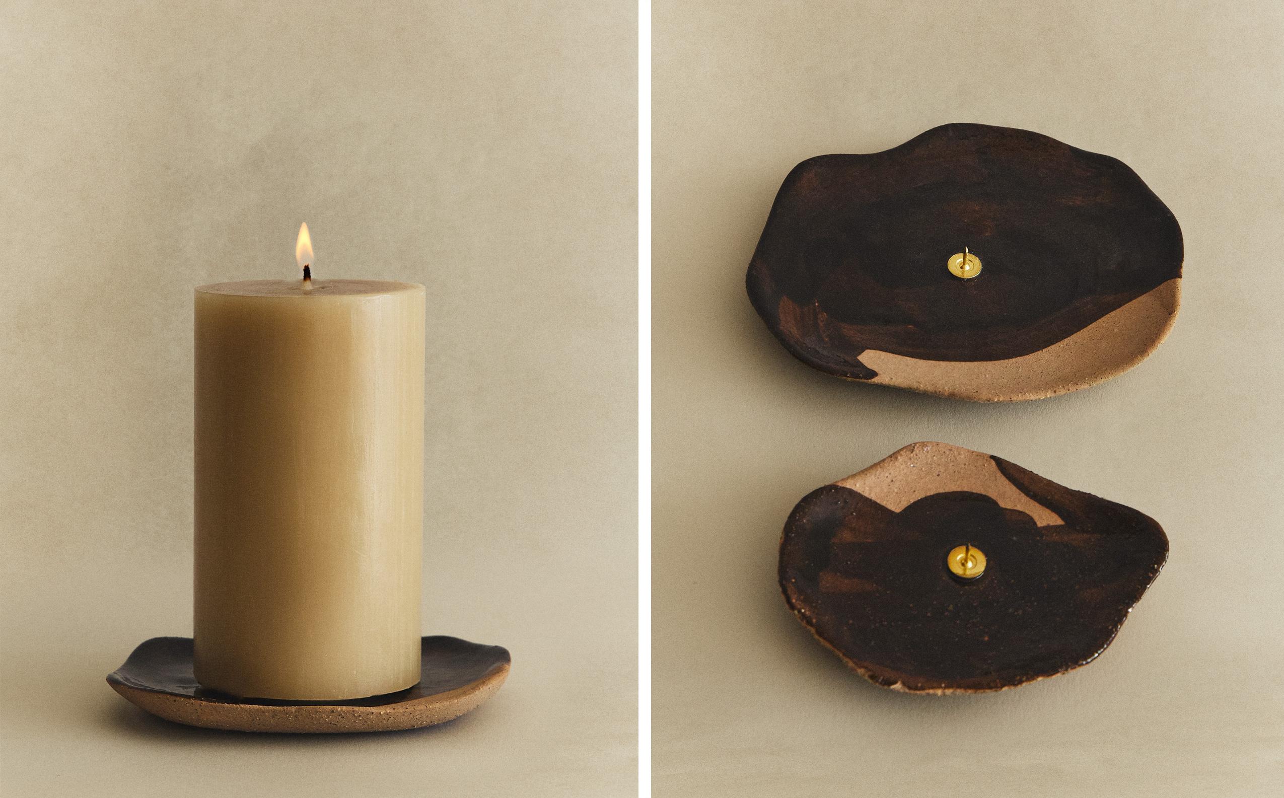新品、未使用‼︎ ZARA  シェル キャンドルホルダー キャンドルスティックとキャンドルホルダー | Zara Home 日本