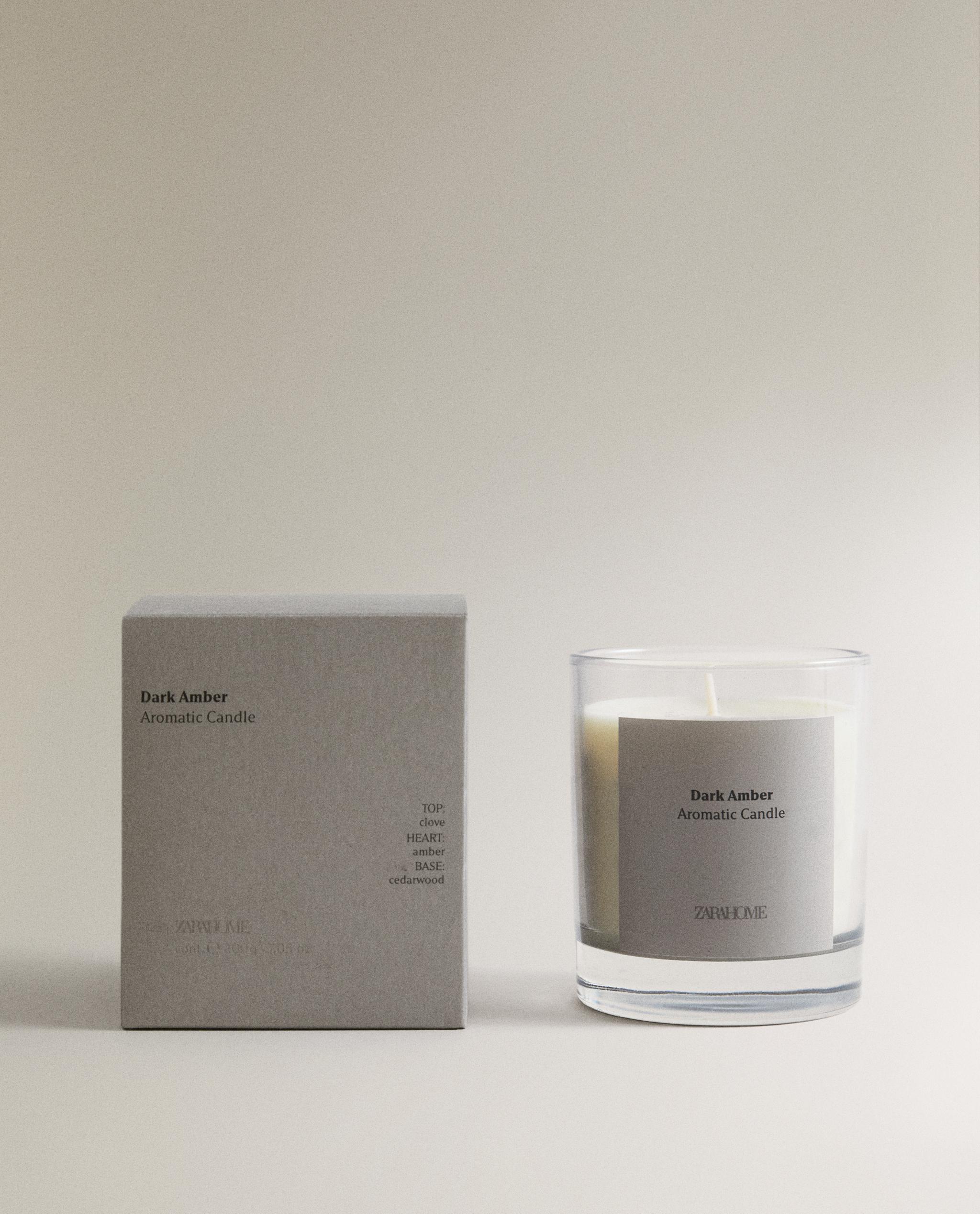 (200 G) DARK AMBER SCENTED CANDLE product thumbnail 8