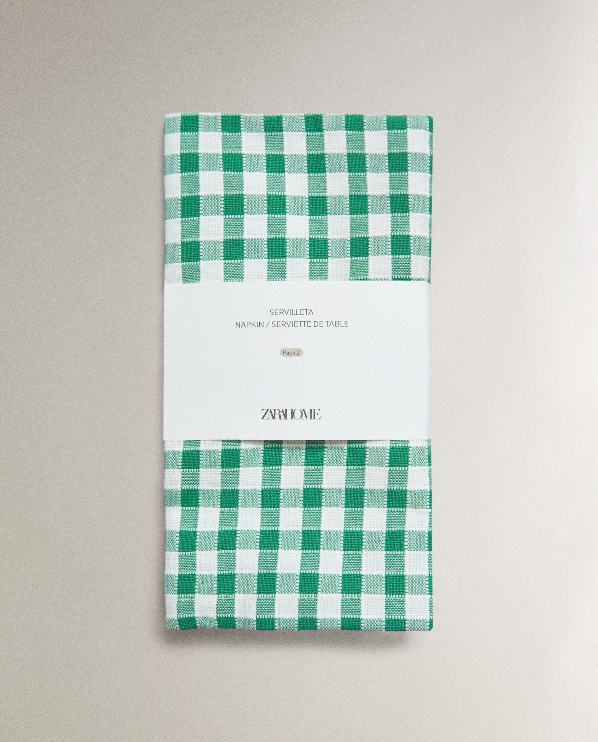 PACK OF GINGHAM NAPKINS (PACK OF 2) product thumbnail 4