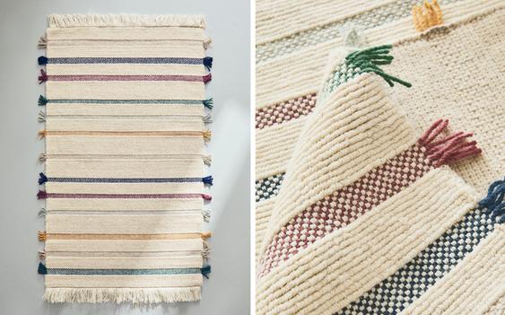 KIDS' MULTICOLOURED WOOL RUG