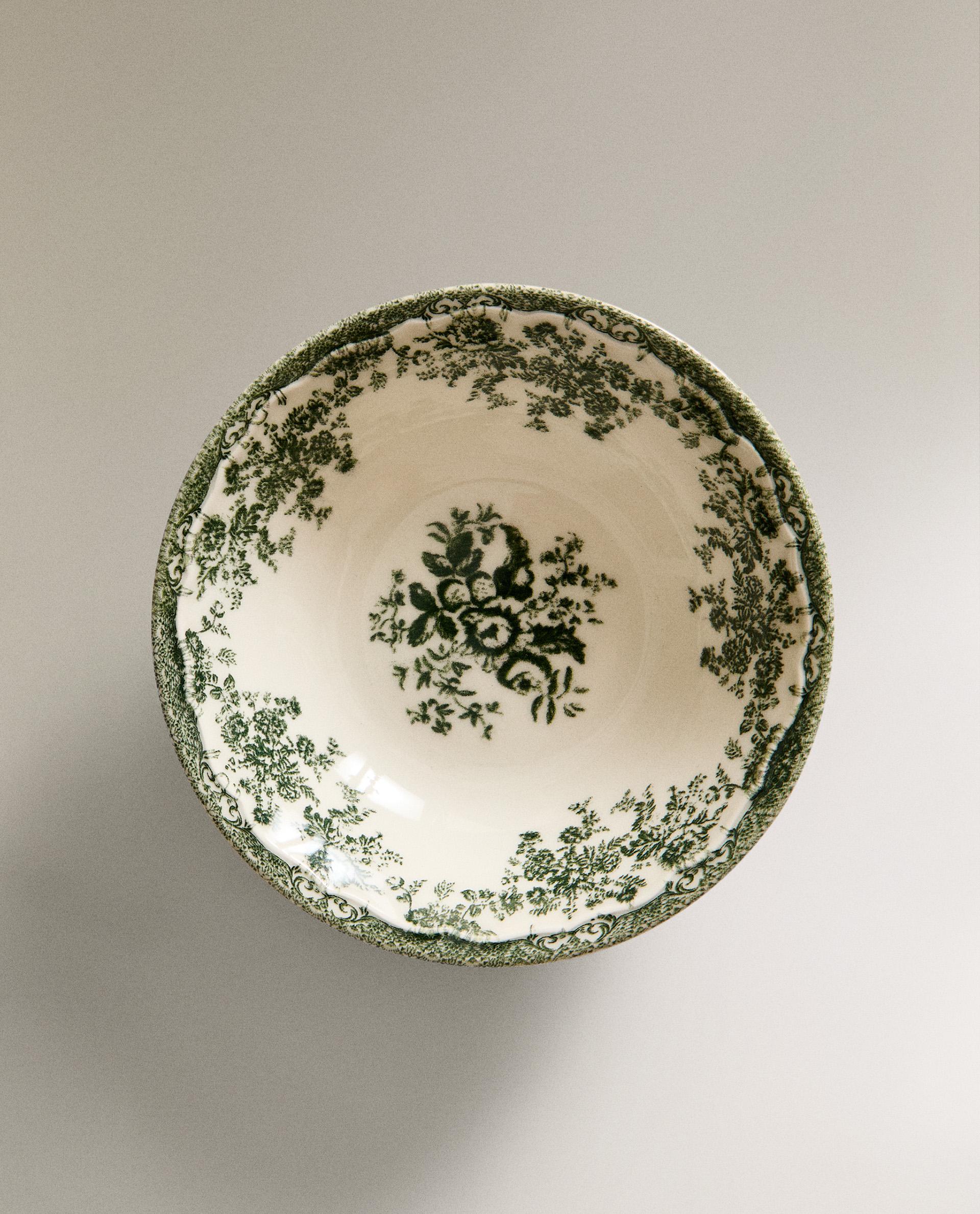 FLORAL EARTHENWARE BOWL product thumbnail 19