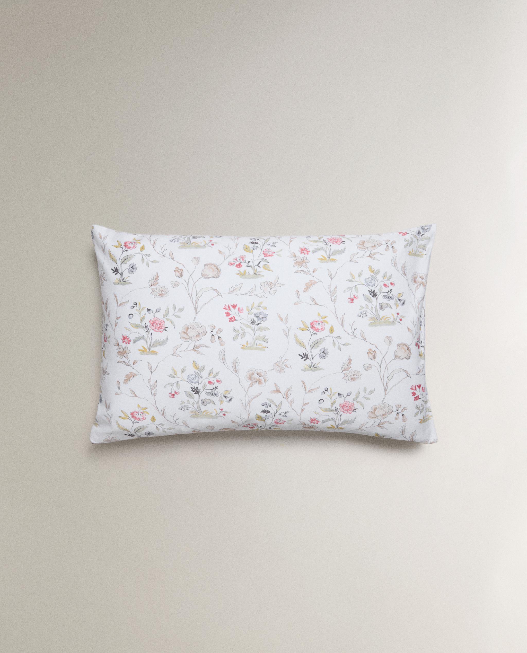 FLORAL SATEEN PILLOWCASE product thumbnail 3