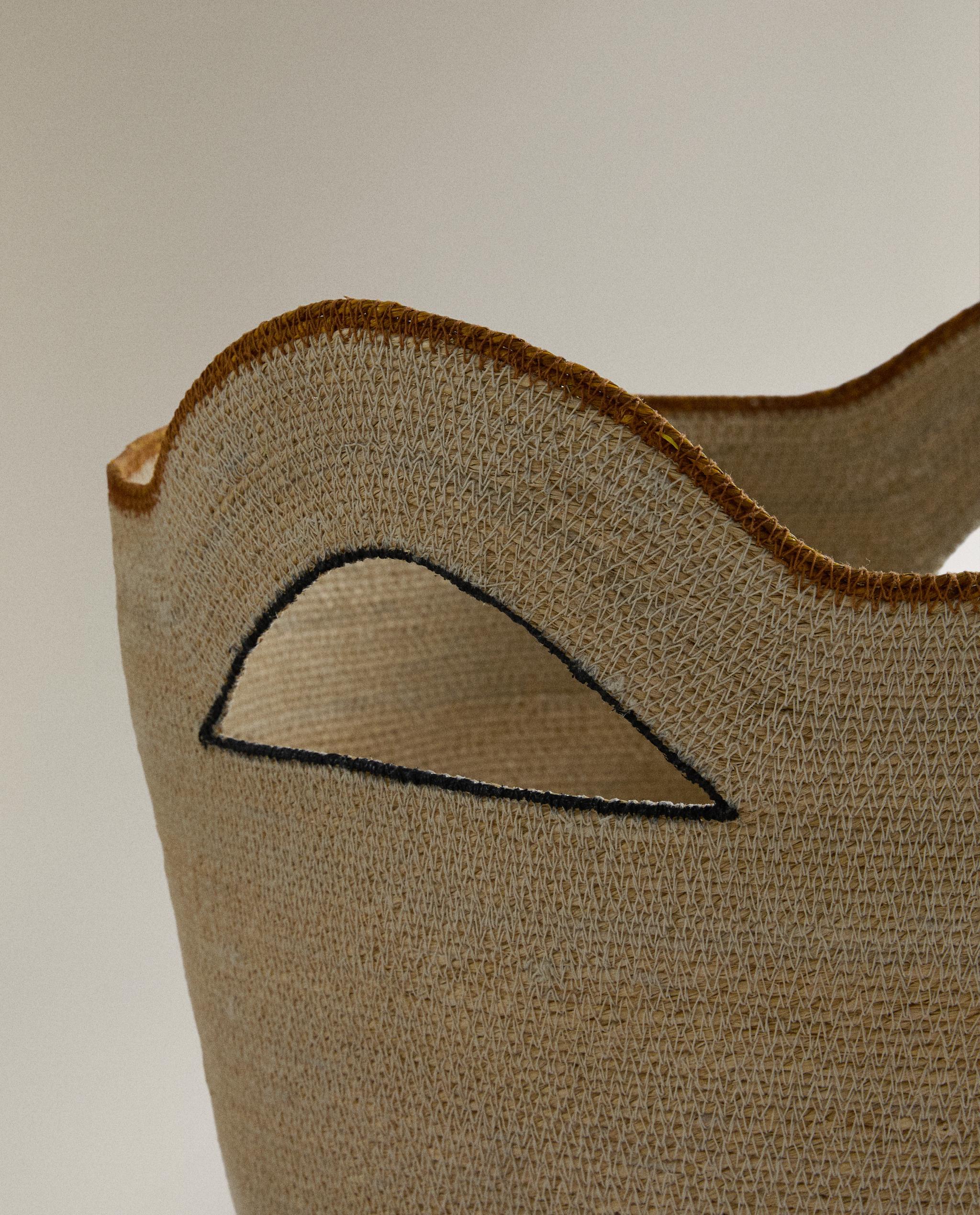 SEAGRASS BASKET WITH PIPING product thumbnail 7