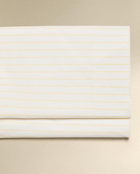 DRAP DE DESSUS COTON LAVÉ RAYURES DRAP DE DESSUS COTON LAVÉ RAYURES