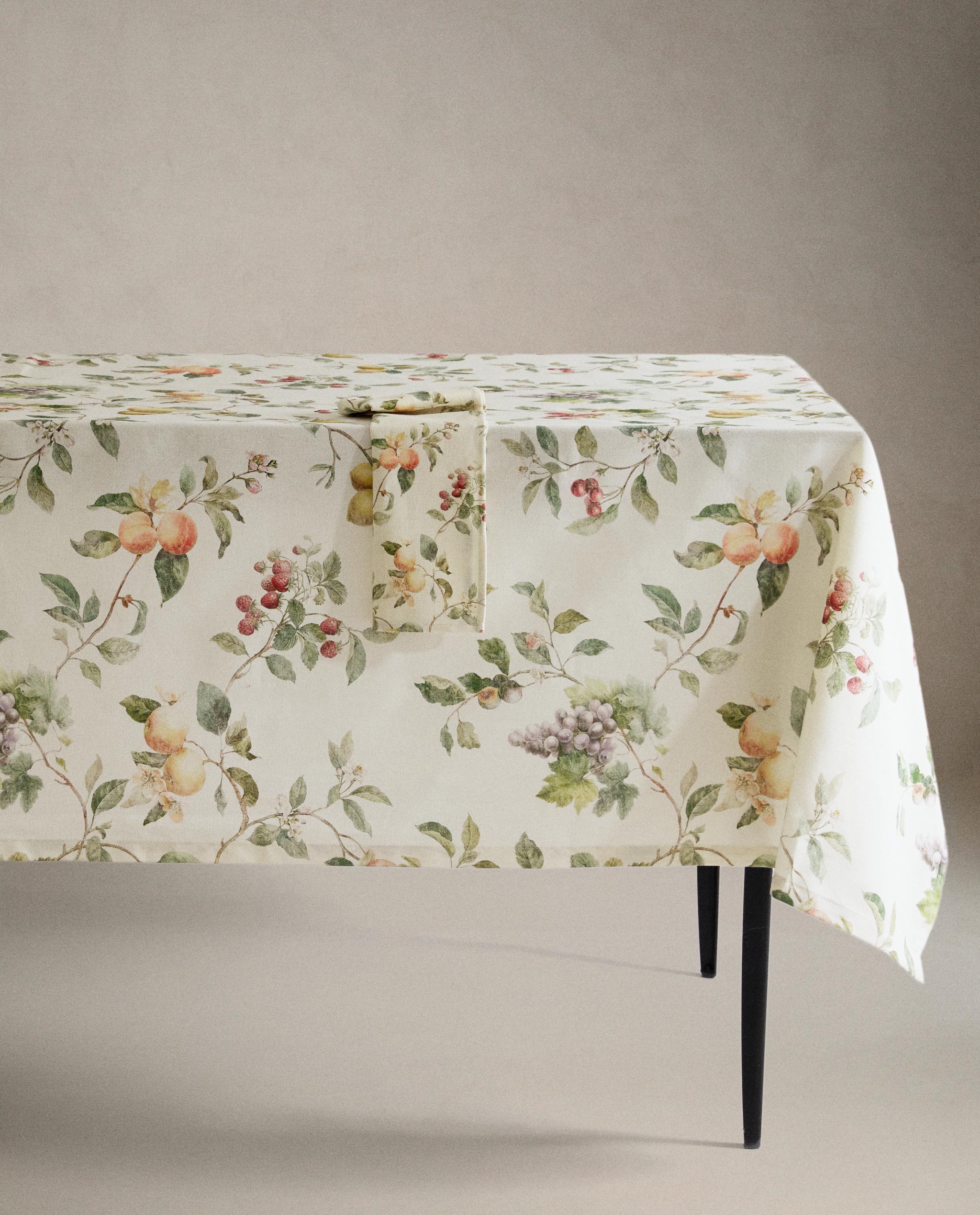 BOTANICAL PRINT TABLECLOTH product thumbnail 6