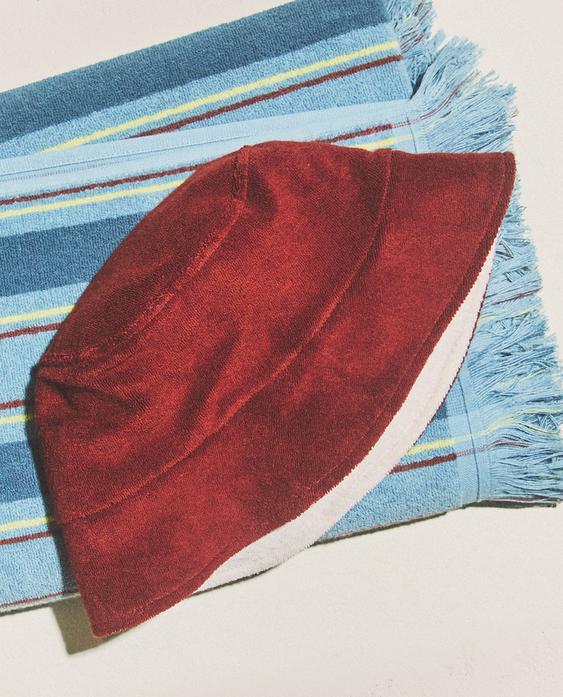 KIDS' TERRY BEACH HAT KIDS' TERRY BEACH HAT