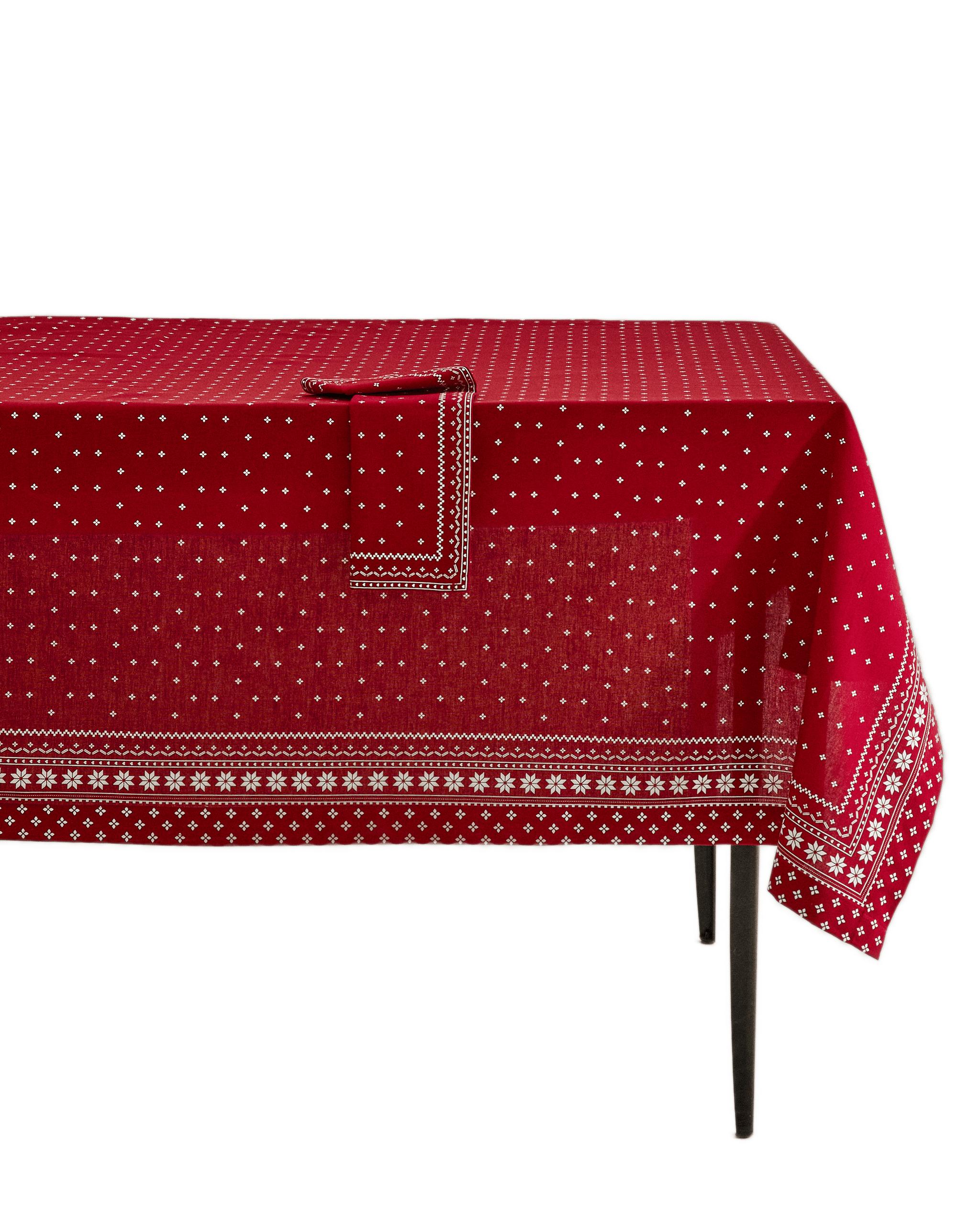 コットン ウィンター クリスマス テーブルクロス | Zara Home 日本/Japan