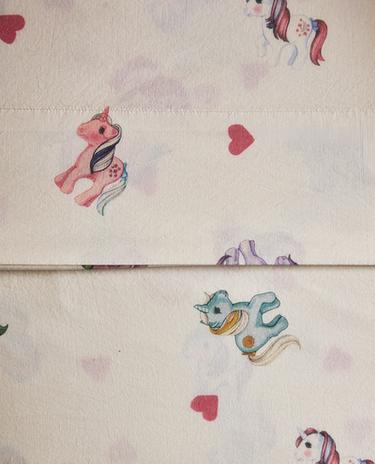 KIDS' MY LITTLE PONY© HEART PRINT FLAT SHEET