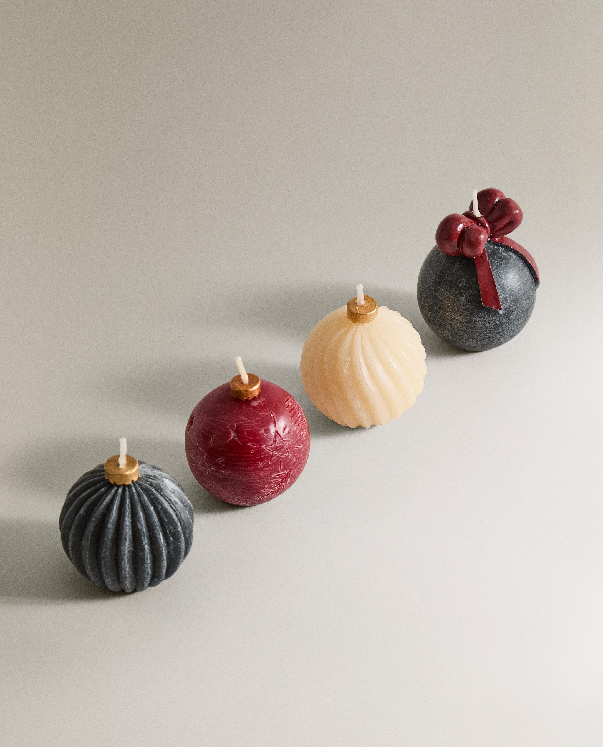 GINGERBREAD ボール型アロマキャンドル (4個セット) | Zara Home