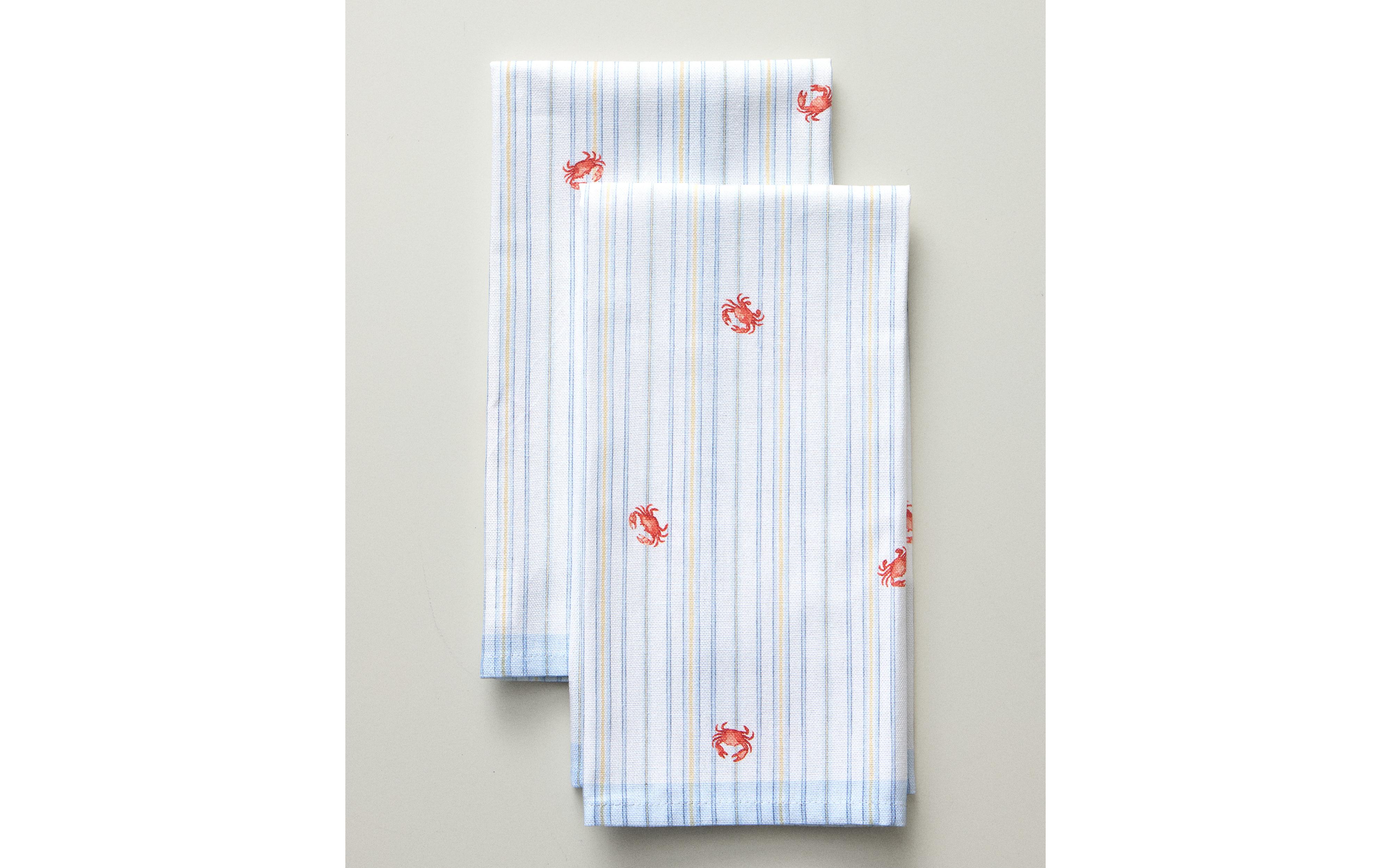 PACK OF CRAB PRINT TEA TOWELS (PACK OF 2) product thumbnail 8
