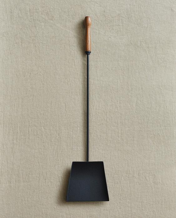 IRON FIREPLACE ASH SHOVEL
