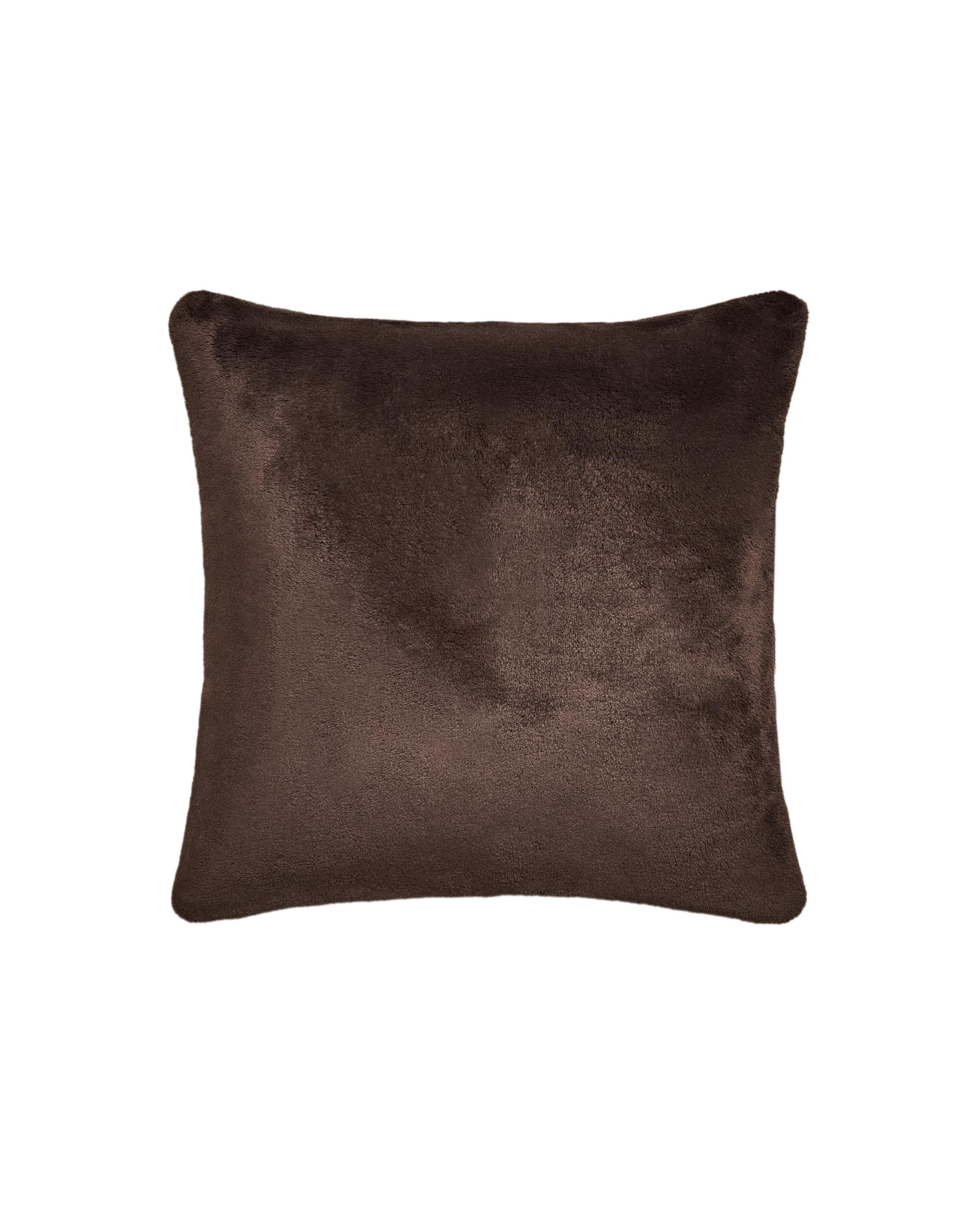 zara フェイクファーボアクッションカバーピローケースブラウンベージュ zara homeフェイクファーボアクッションカバーピローケースブラウン