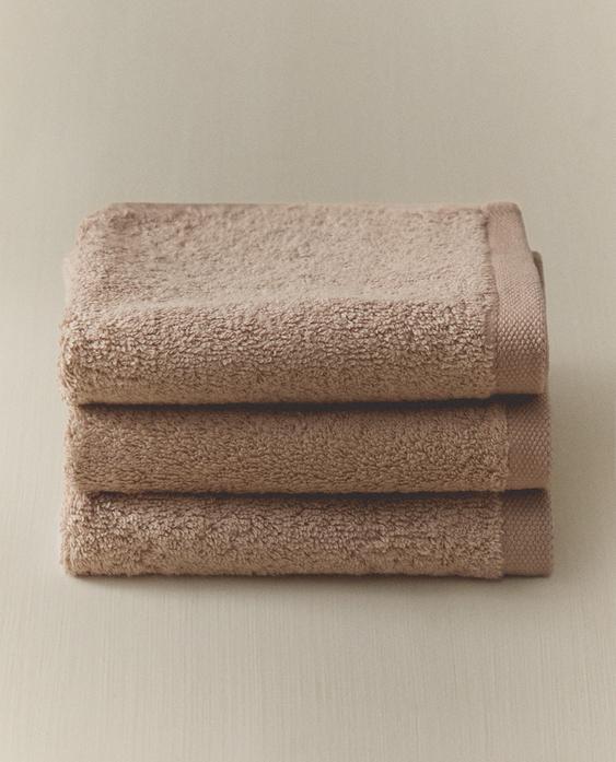 SET ASCIUGAMANI TOILETTE COTONE PREMIUM (SET DA 3)